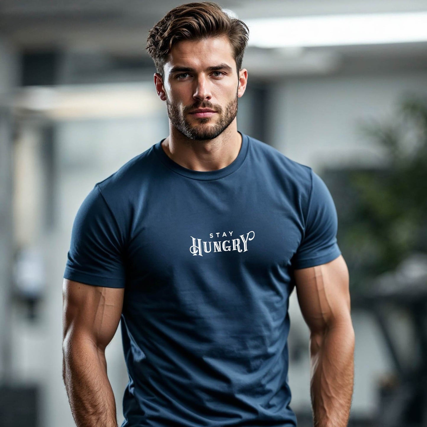 Stay Hungry - Unisex Soft Thick T-Shirt, Affirmation, Motivational apparel, grit shirt, mindset, tshirt, wear grit clothing brand