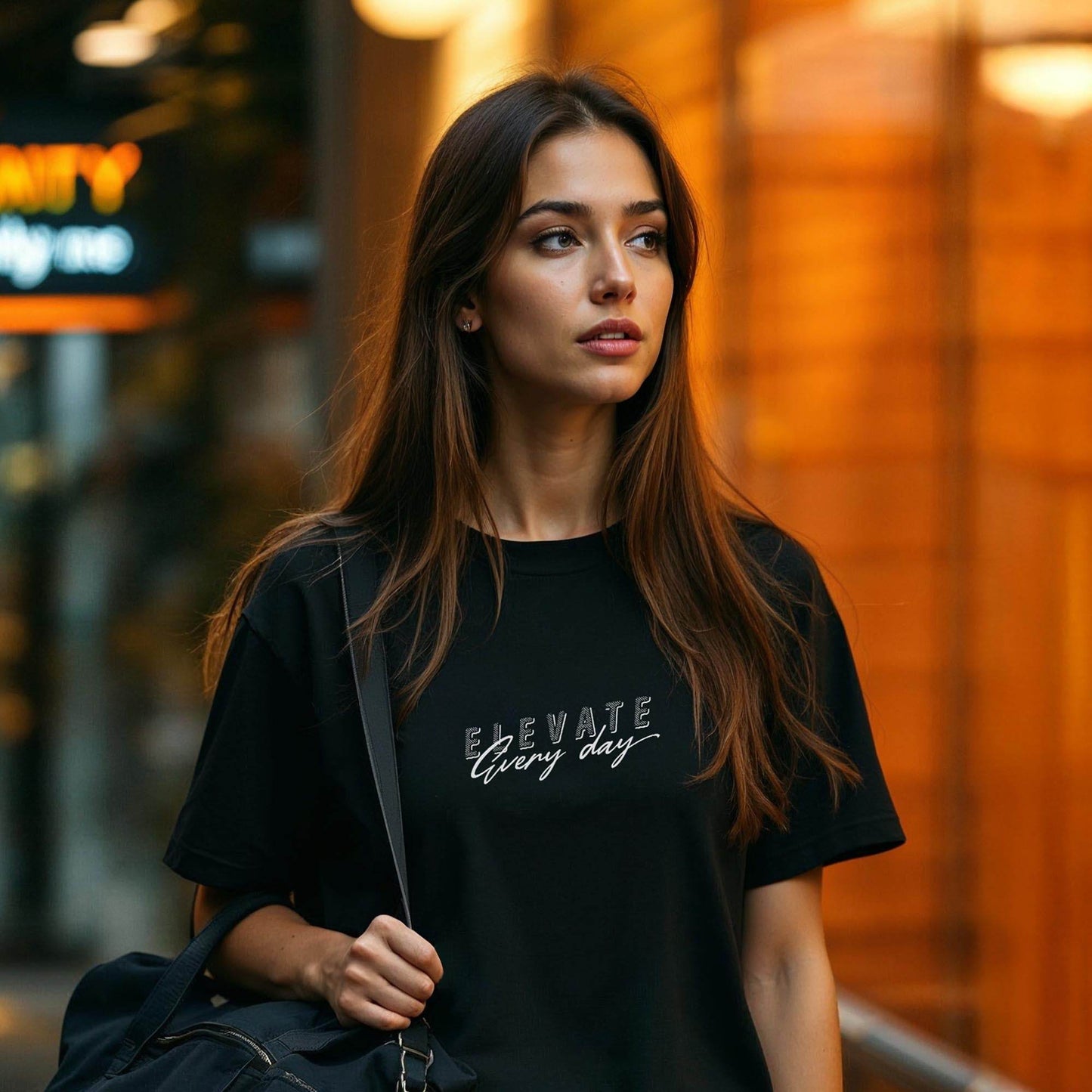 Elevate Every Day - Unisex Soft Thick T-Shirt | Wear Grit Clothing, affirmation apparel, motivational shirt, true grit brand, gritwear