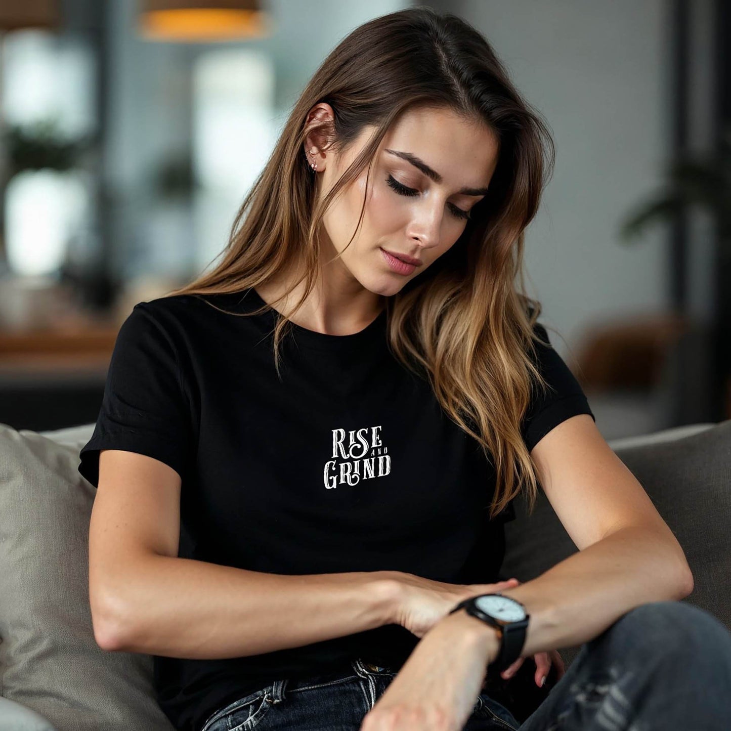 Rise and Grind Grit Shirt – Motivational Apparel, affirmation shirt, mindset, true grit, clothes, clothing | Wear Grit Brand