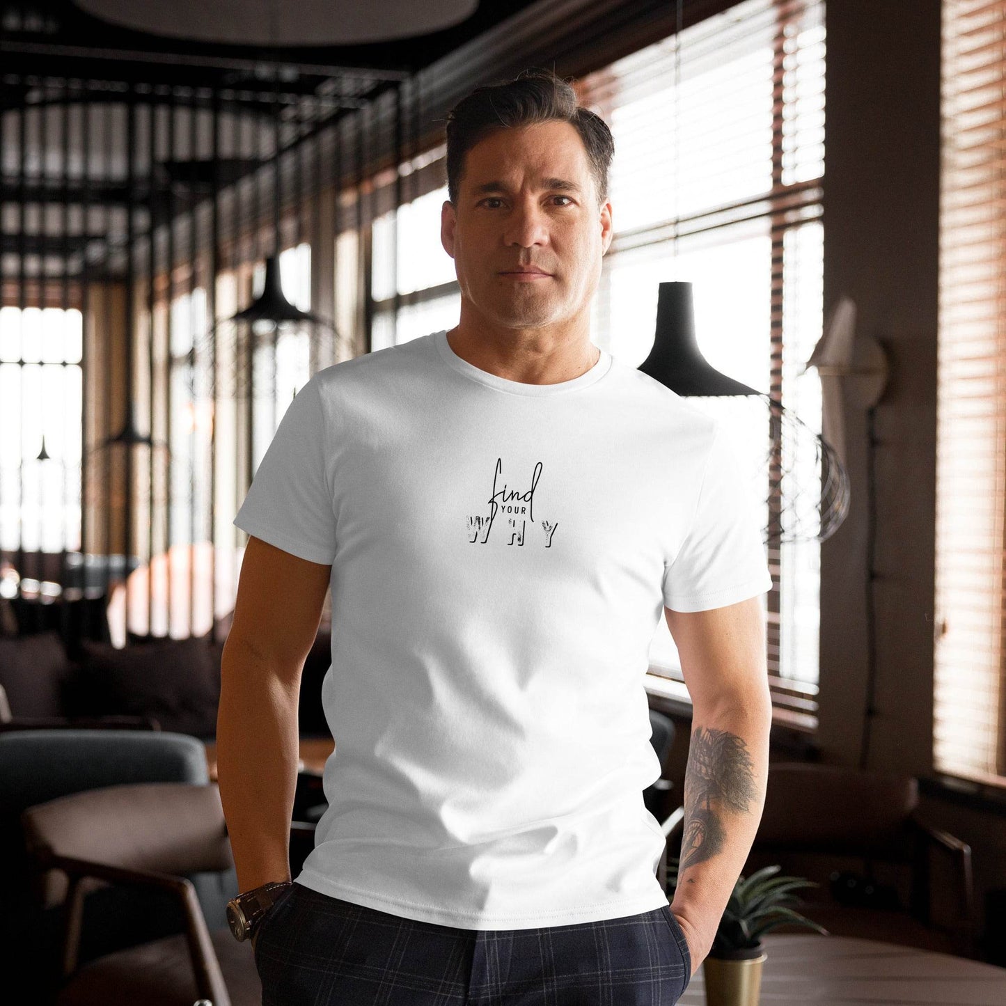 Find Your Why T-Shirt – Mindset Apparel for Men, premium shirt, affirmation, true grit, motivation | Wear Grit Clothing Brand