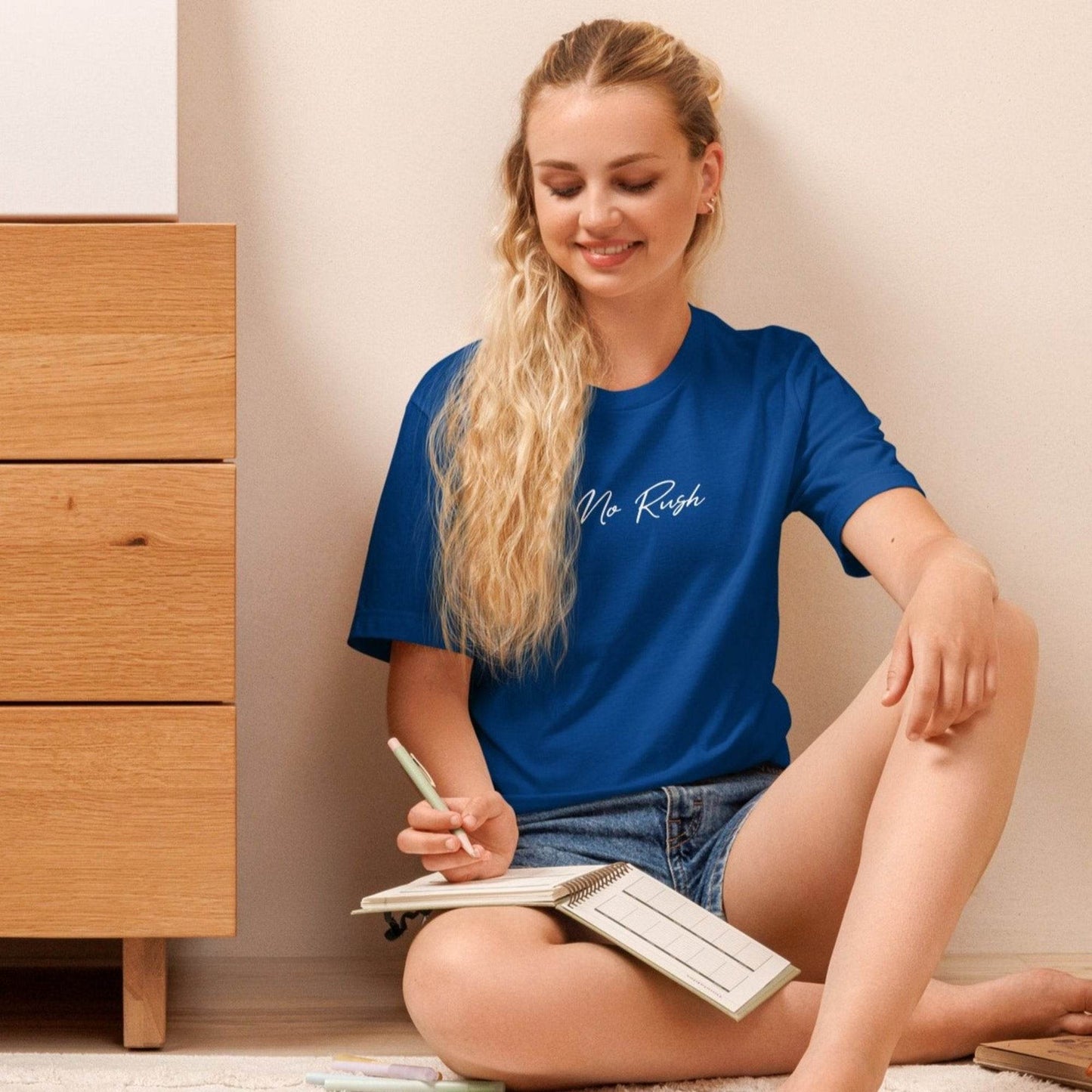 No Rush Grit Shirt – Unisex Mindset & Purpose Tee, comfortable soft shirt, motivation apparel, affirmation, true grit | Wear Grit Clothing