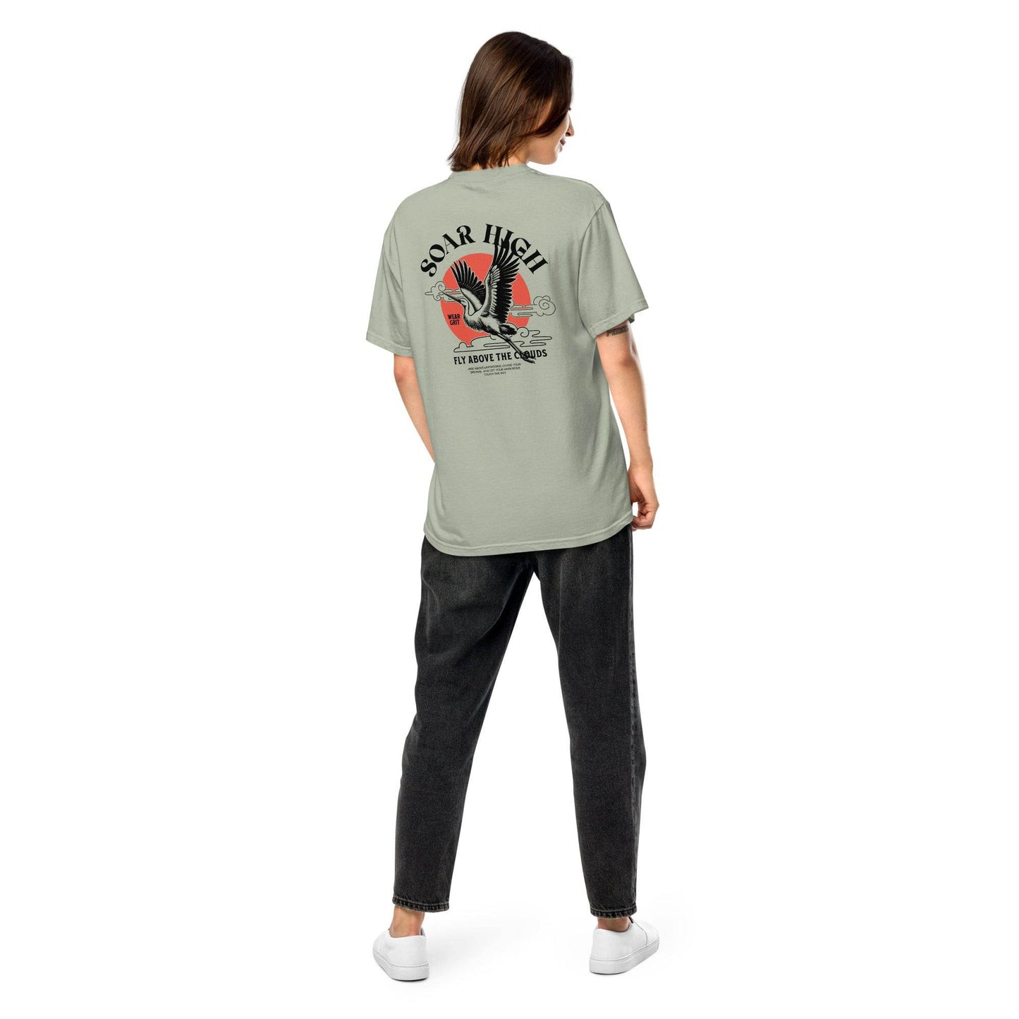 Soar High Above the Clouds - Soft Thick Graphic Tee - Wear Grit