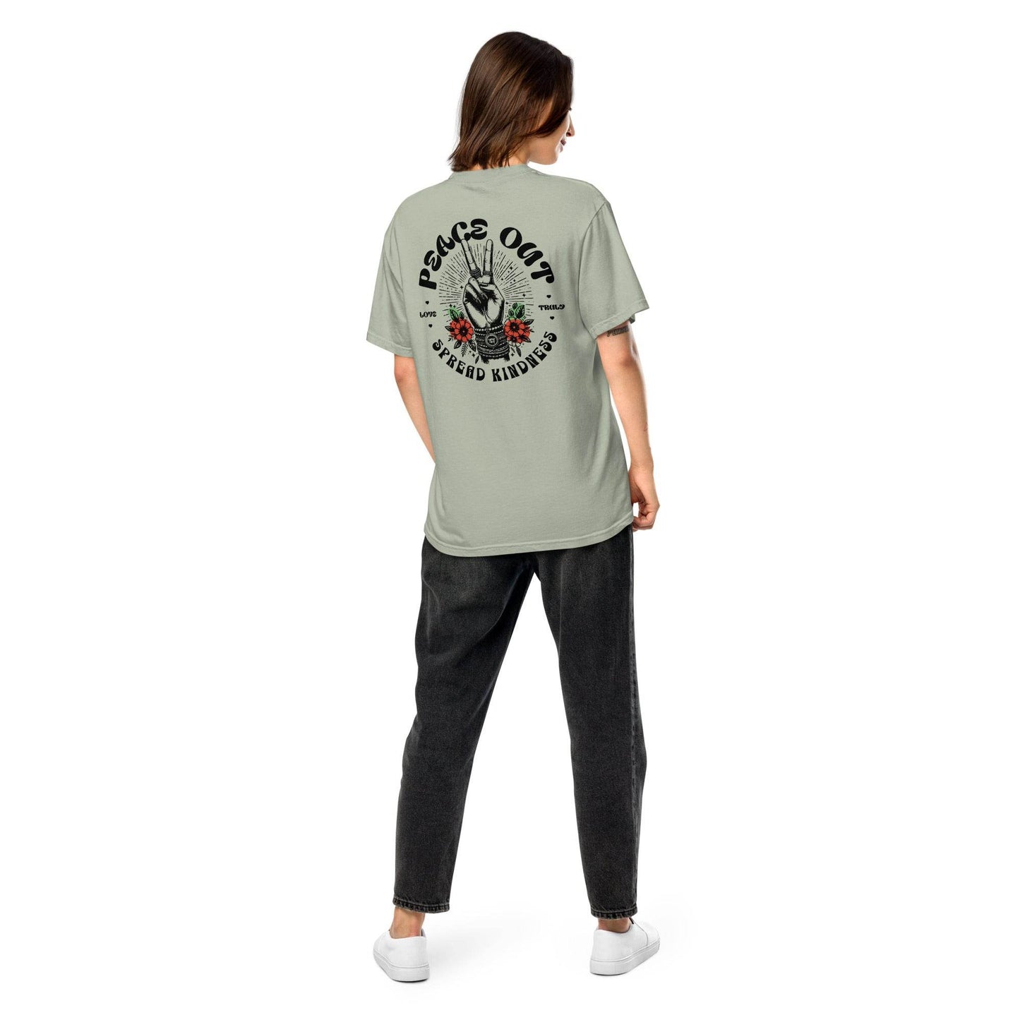Peace Out, Spread Kindness - Graphic Tee - Wear Grit