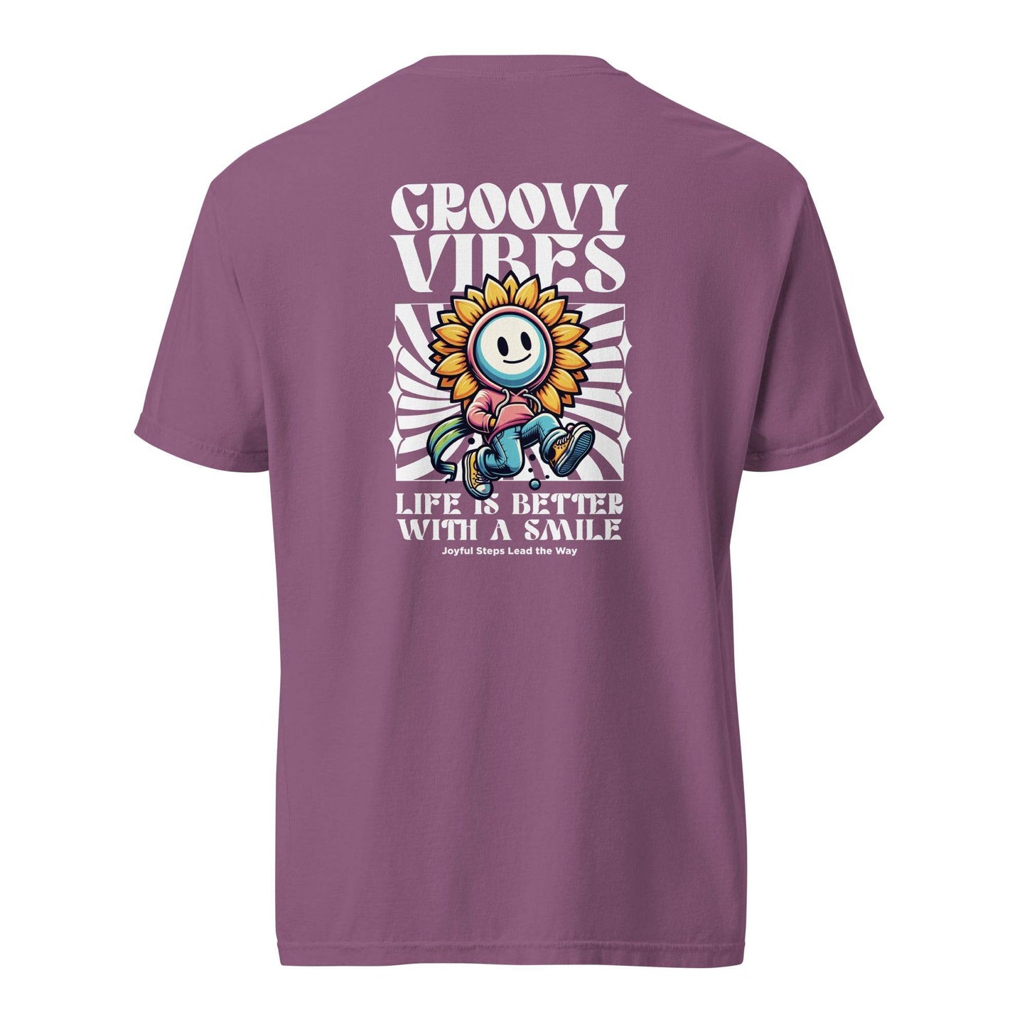 Groovy Vibes Graphic Tee – Life is Better with a Smile - Wear Grit