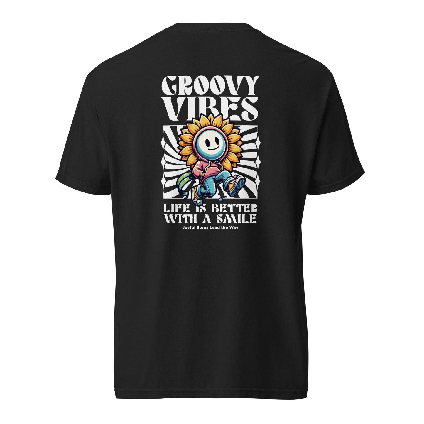 Groovy Vibes Graphic Tee – Life is Better with a Smile - Wear Grit