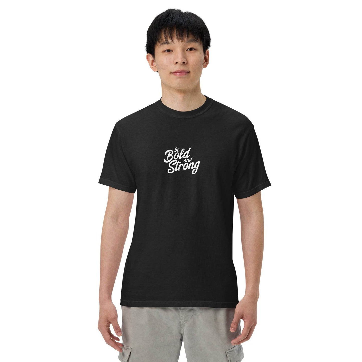 Be Bold and Strong – Unisex Soft Thick T-Shirt, affirmation tshirt, motivational apparel, true grit, gritwear | Wear Grit Clothing