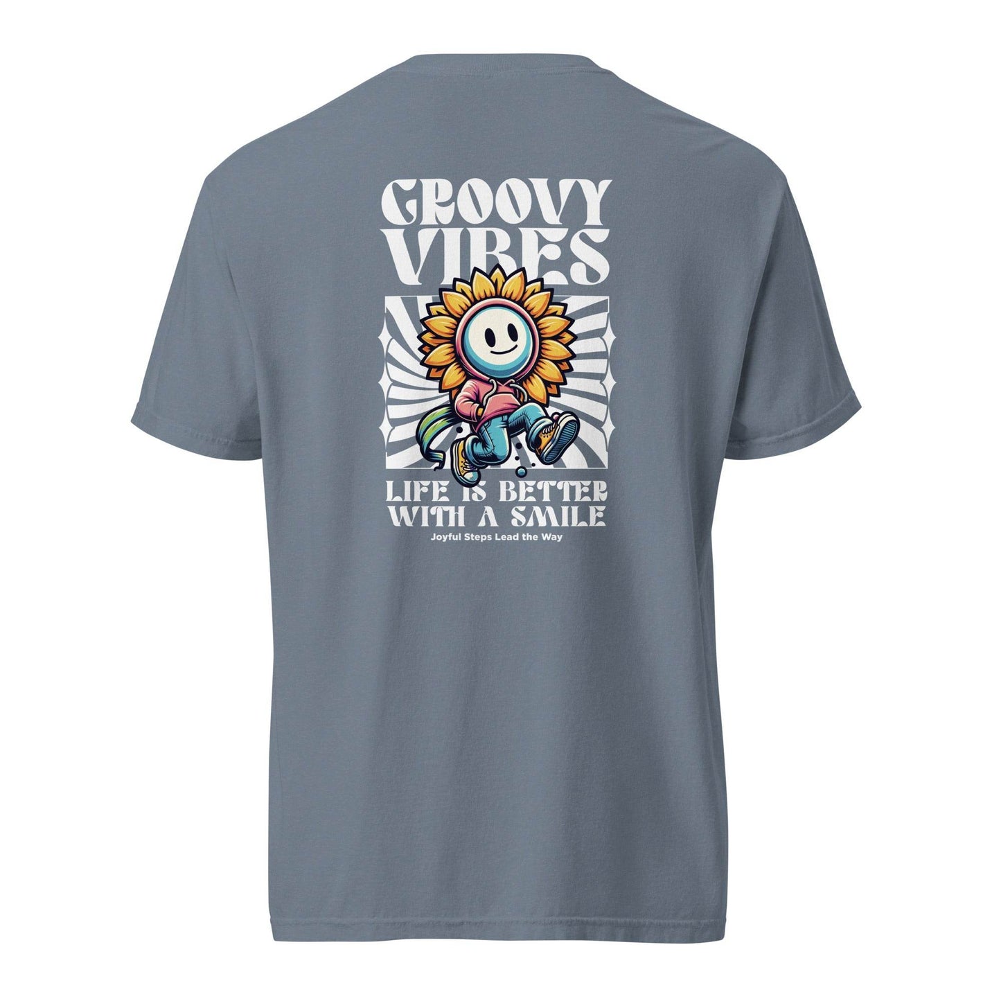 Groovy Vibes Graphic Tee – Life is Better with a Smile - Wear Grit