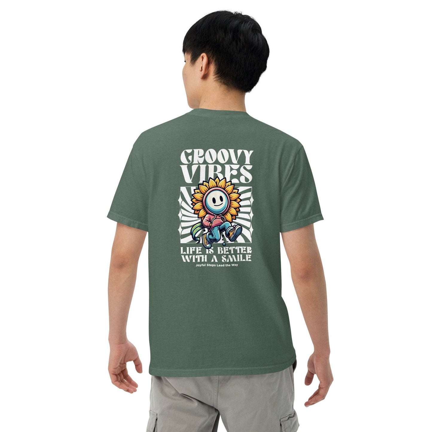 Groovy Vibes Graphic Tee – Life is Better with a Smile - Wear Grit