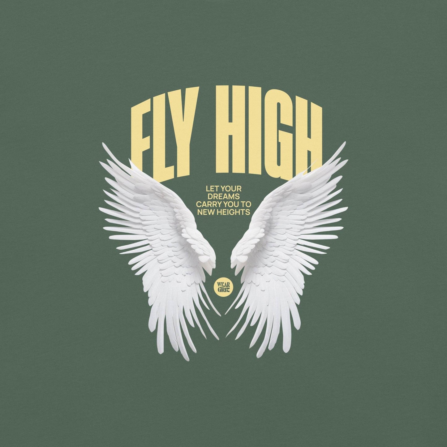 Fly High Graphic T-Shirt – Dream Without Limits - Wear Grit