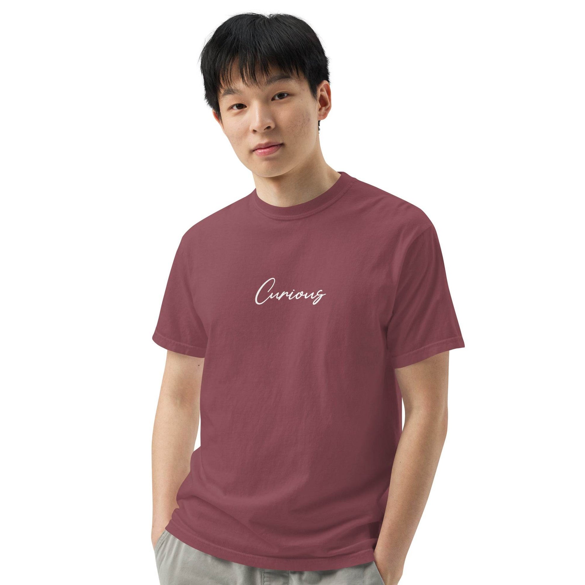 Curious – Unisex Soft Thick T-Shirt - Affirmation Clothing, affirmation apparel, gritwear tshirt | Wear Grit Brand
