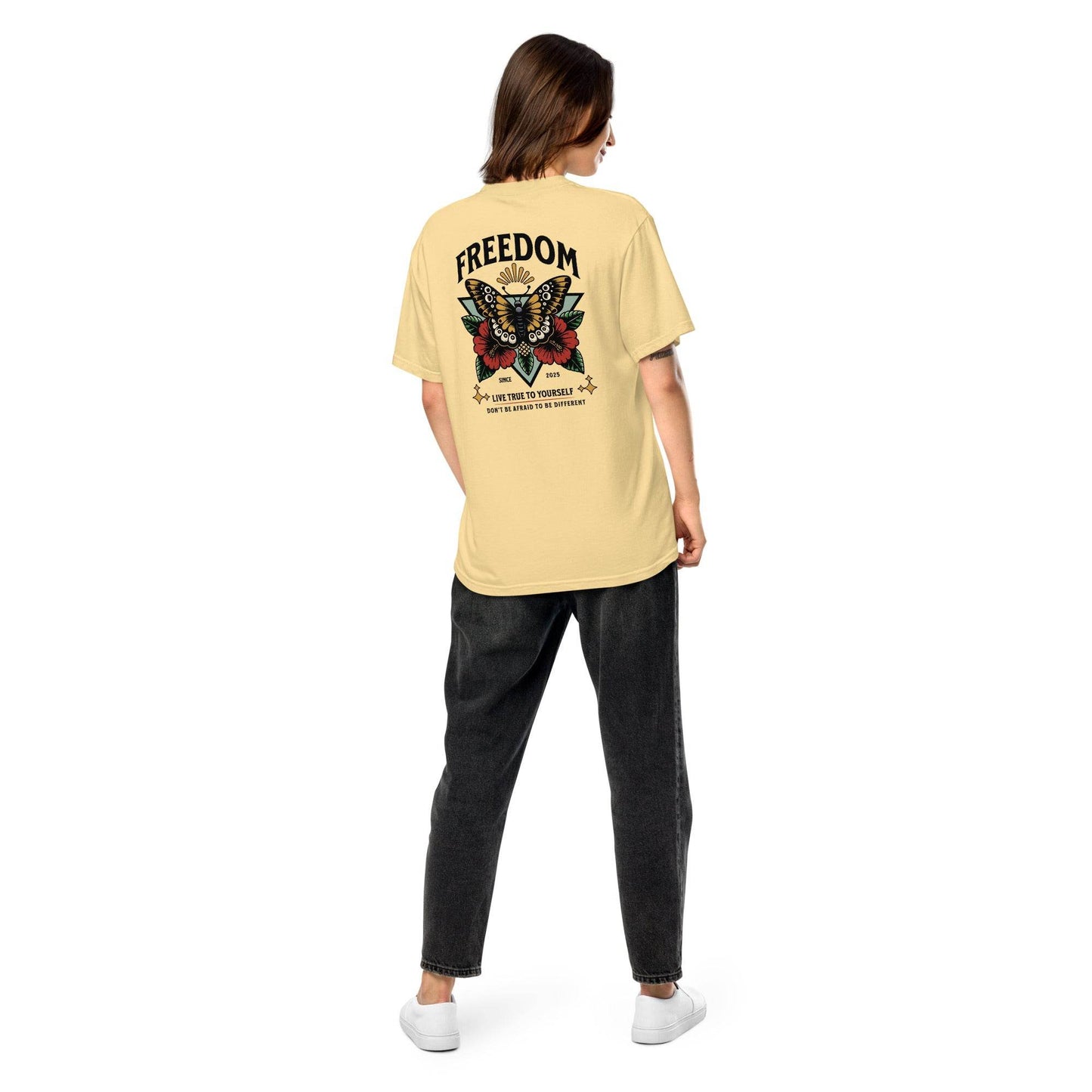 Freedom: Live True to Yourself - Trendy Graphic T-shirt - Wear Grit