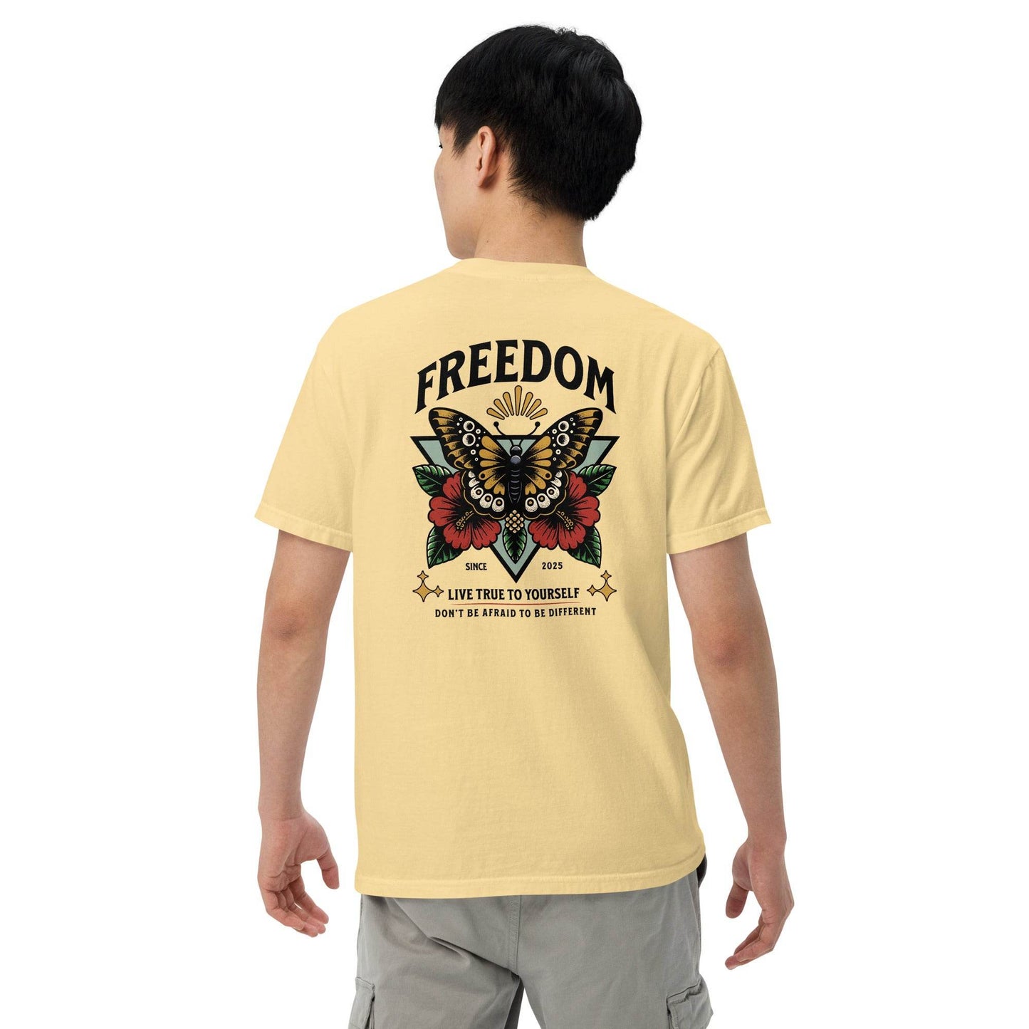 Freedom: Live True to Yourself - Trendy Graphic T-shirt - Wear Grit