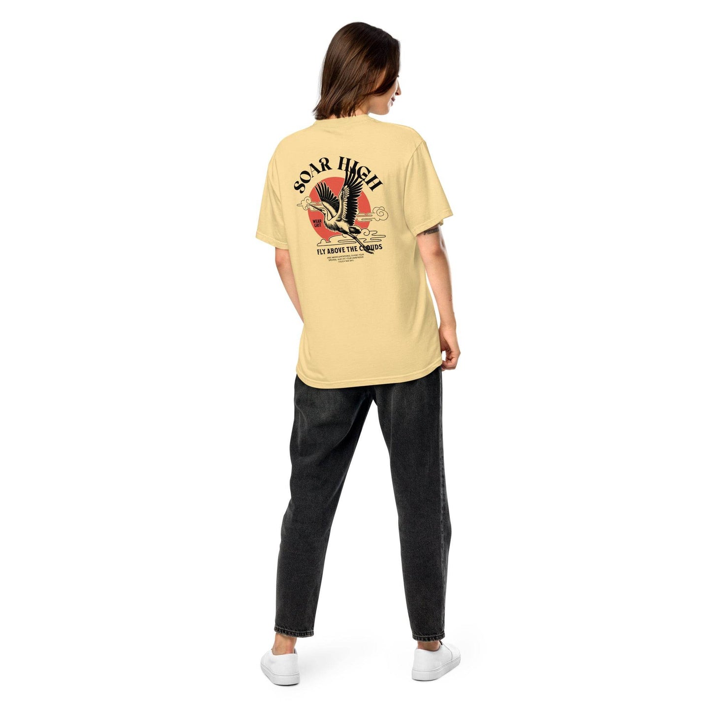 Soar High Above the Clouds - Soft Thick Graphic Tee - Wear Grit
