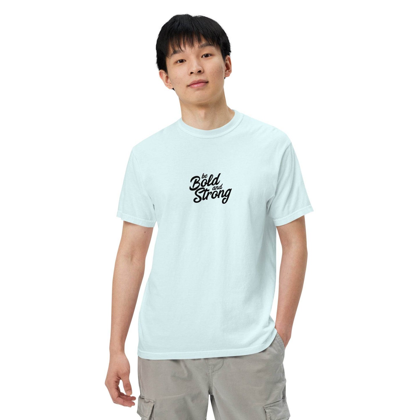Be Bold and Strong – Unisex Soft Thick T-Shirt, affirmation tshirt, motivational apparel, true grit, gritwear | Wear Grit Clothing
