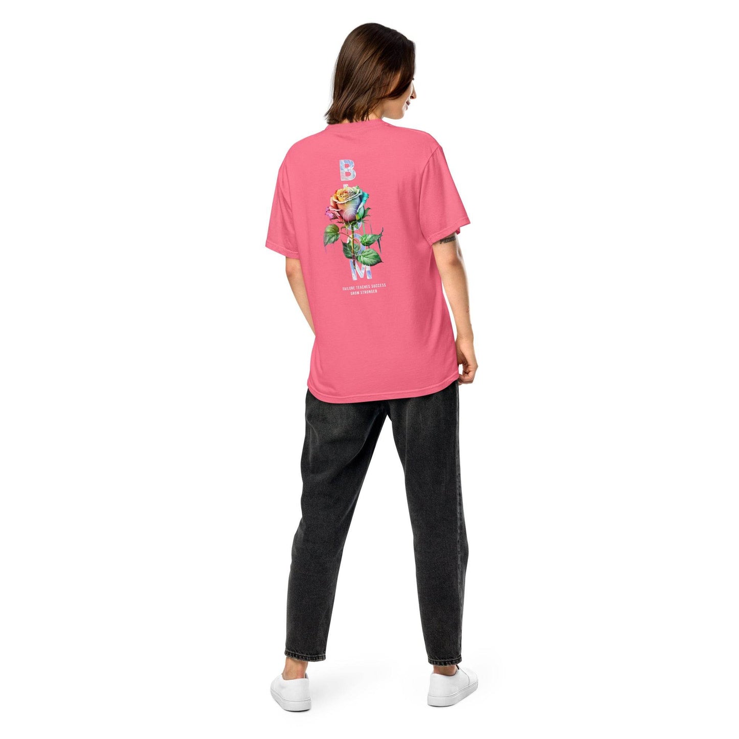 Bloom - Grow Stronger: Inspiring Comfort Tee - Wear Grit