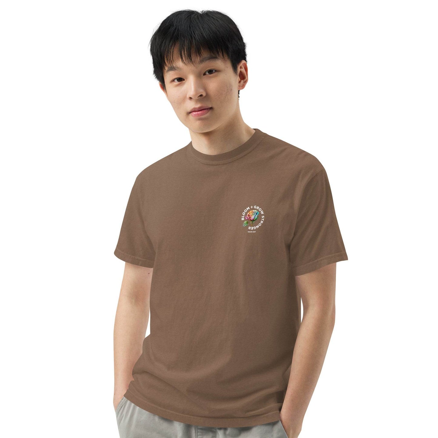 Bloom - Grow Stronger: Inspiring Comfort Tee - Wear Grit
