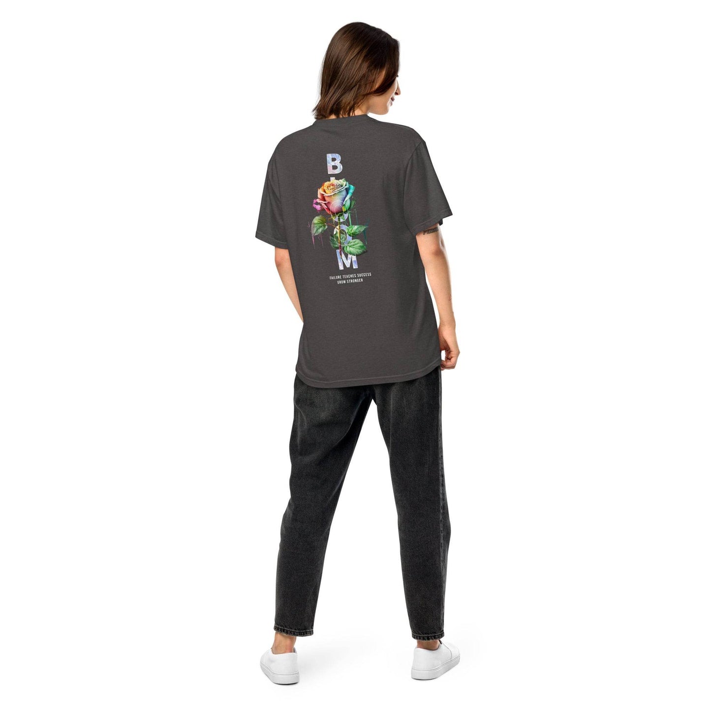 Bloom - Grow Stronger: Inspiring Comfort Tee - Wear Grit