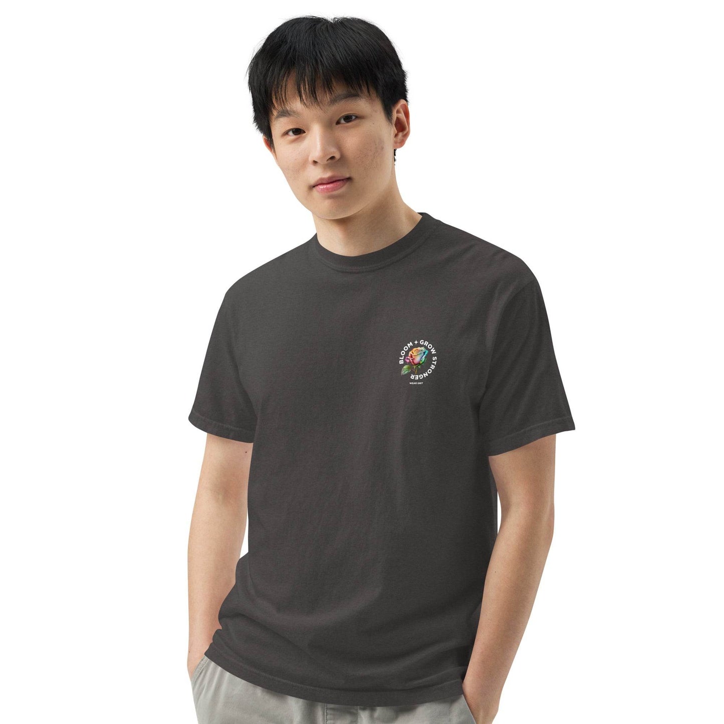 Bloom - Grow Stronger: Inspiring Comfort Tee - Wear Grit