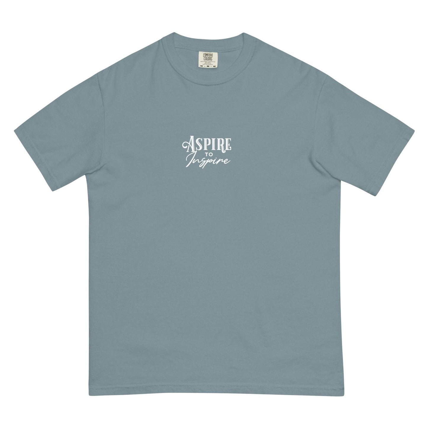 Aspire to Inspire – Unisex Soft Thick T-Shirt | Mindset Grit Clothing Brand | Affirmation apparel, true grit clothing, grit tshirt, leadership tee, for professional