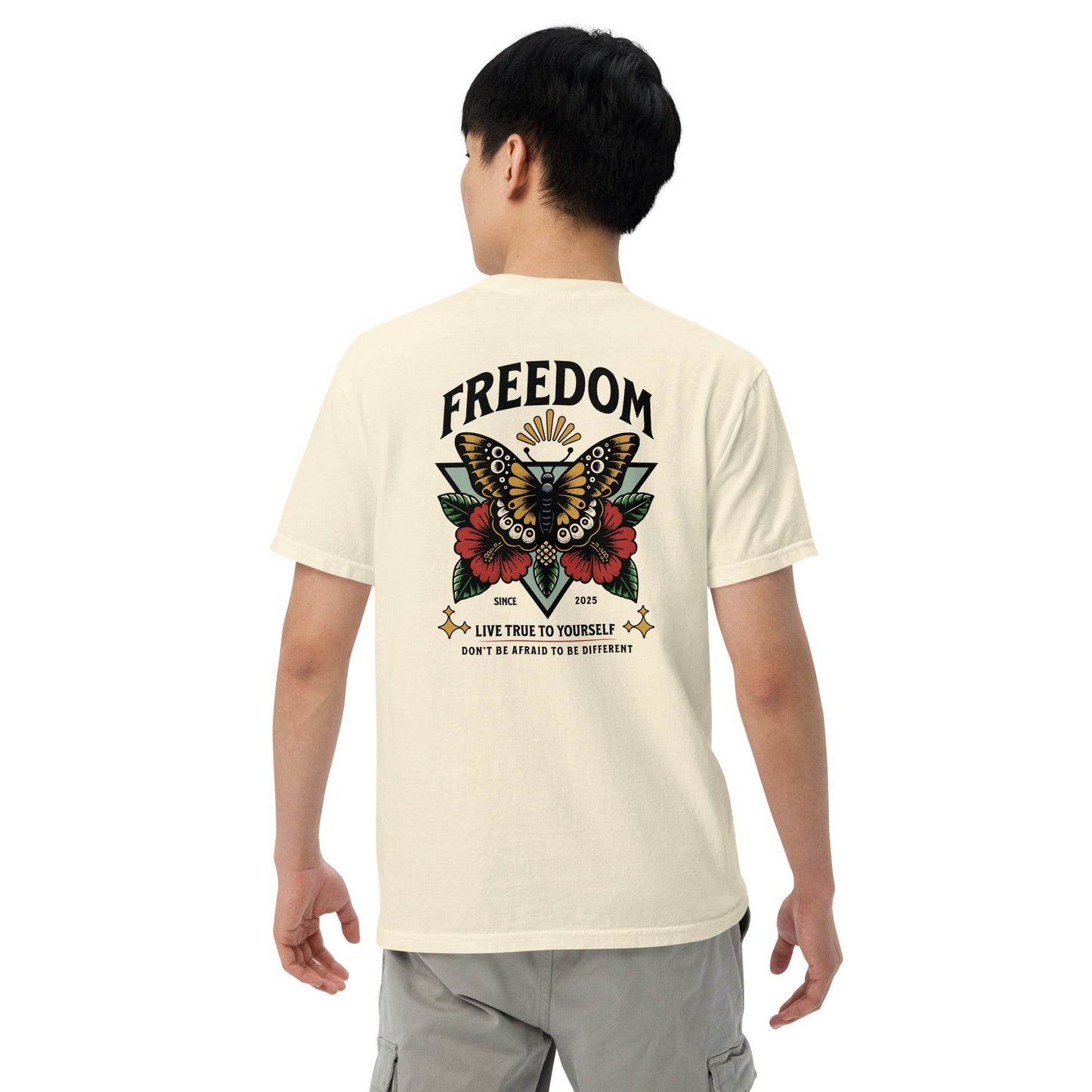 Freedom: Live True to Yourself - Trendy Graphic T-shirt - Wear Grit