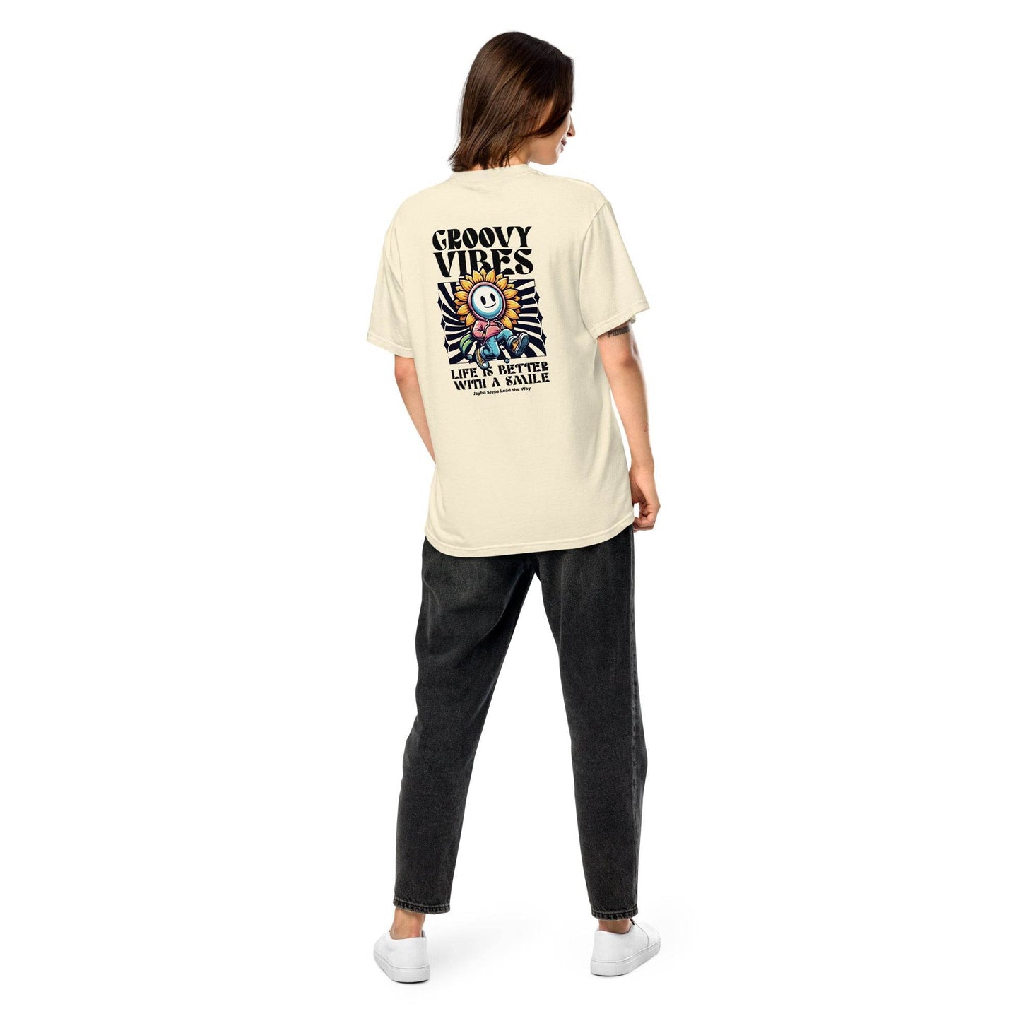 Groovy Vibes Graphic Tee – Life is Better with a Smile - Wear Grit