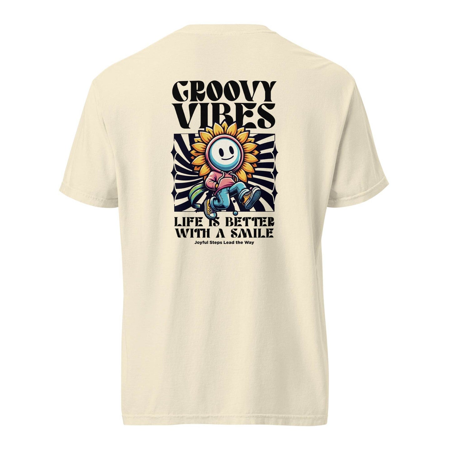 Groovy Vibes Graphic Tee – Life is Better with a Smile - Wear Grit