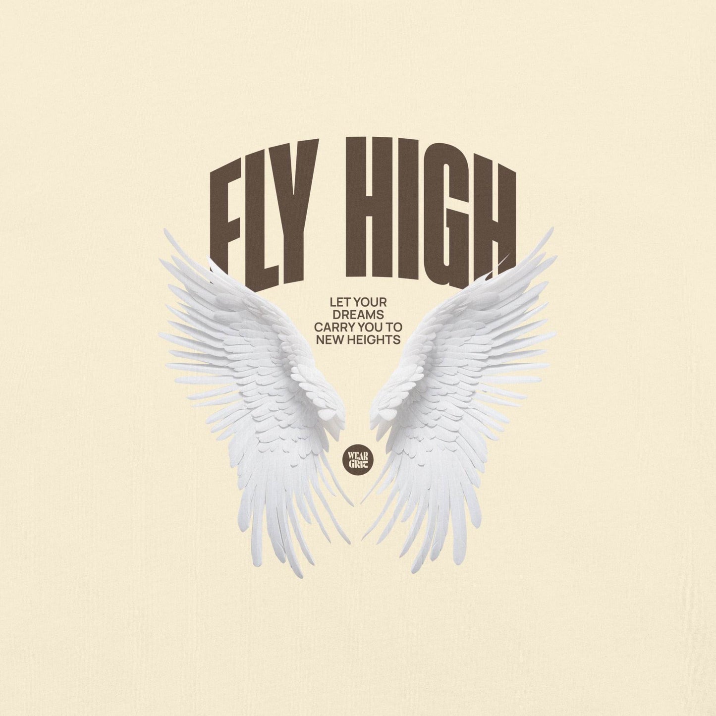 Fly High Graphic T-Shirt – Dream Without Limits - Wear Grit