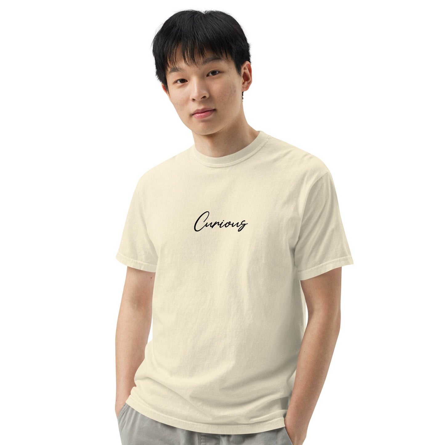 Curious – Unisex Soft Thick T-Shirt - Affirmation Clothing, affirmation apparel, gritwear | Wear Grit Brand