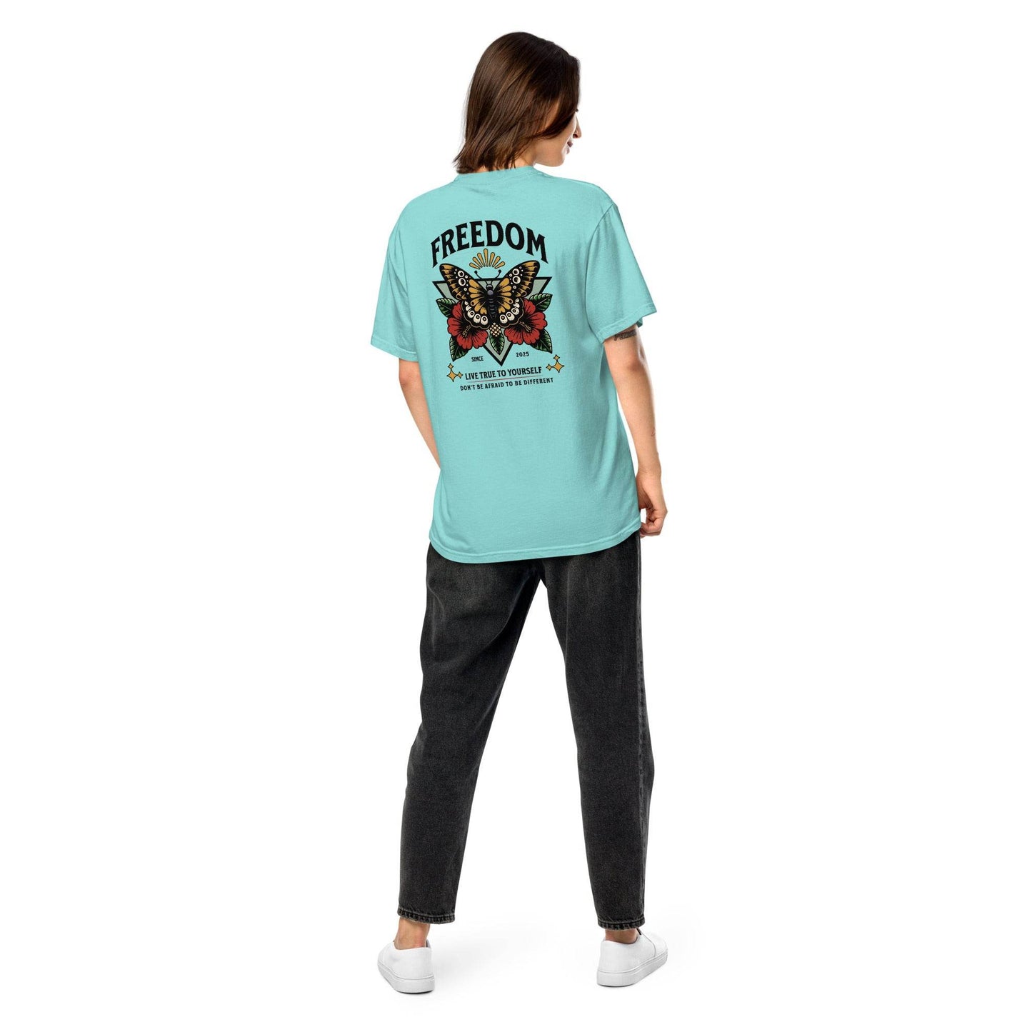 Freedom: Live True to Yourself - Trendy Graphic T-shirt - Wear Grit