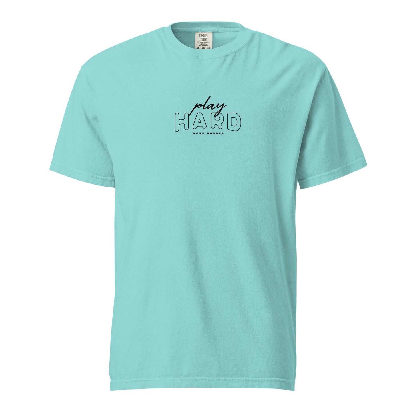 Trendy Grit Shirt – Play Hard, Work Harder Tee, bold affirmation shirt, true grit, grit mindset, motivational apparel | Wear Grit Clothing Brand