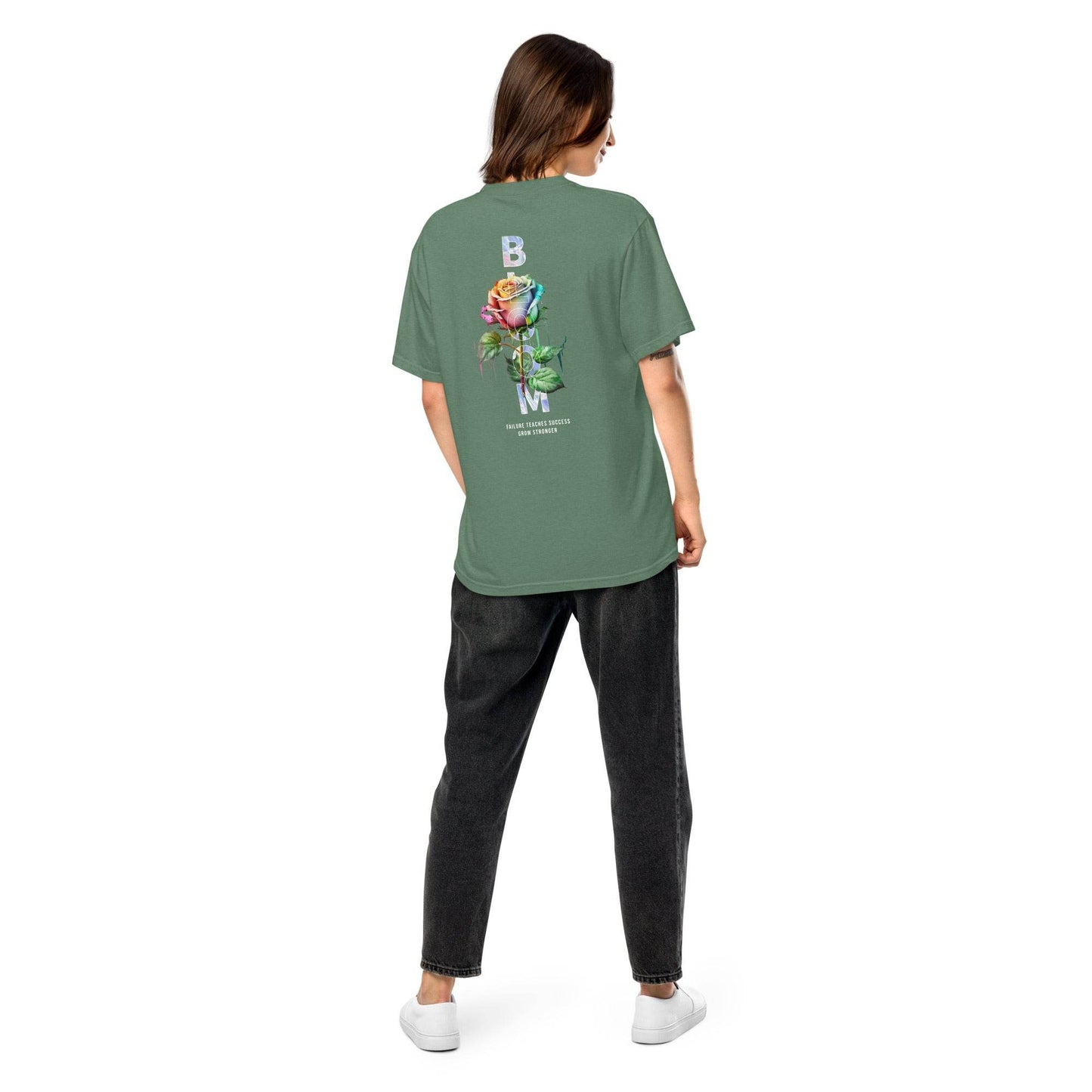 Bloom - Grow Stronger: Inspiring Comfort Tee - Wear Grit