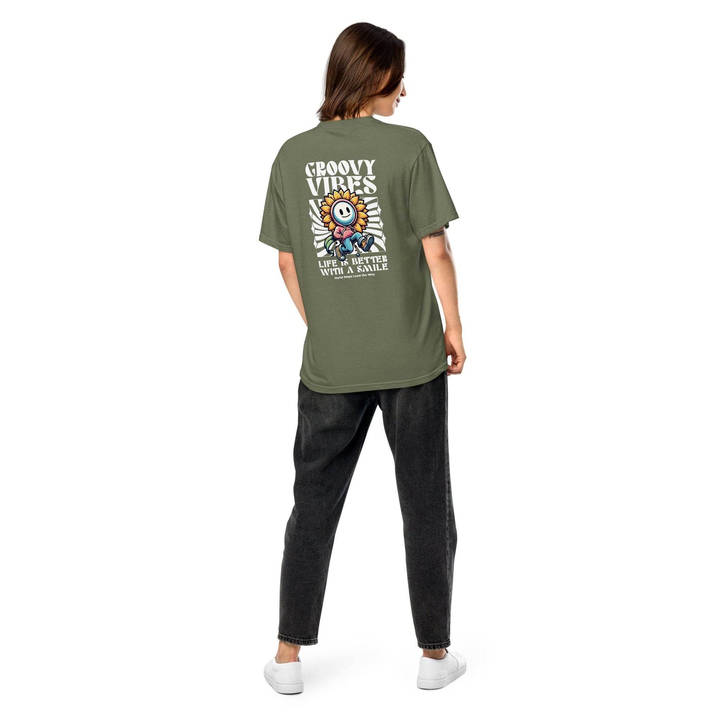 Groovy Vibes Graphic Tee – Life is Better with a Smile - Wear Grit
