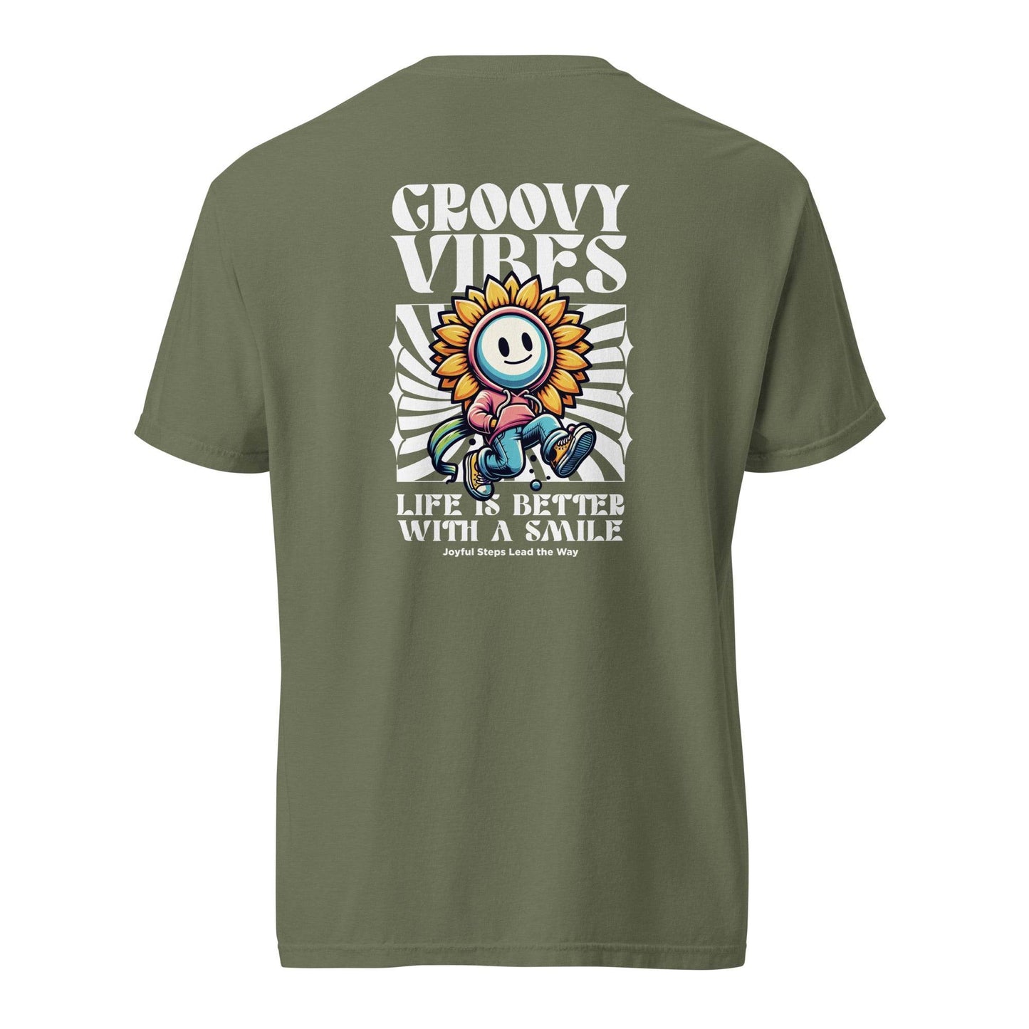Groovy Vibes Graphic Tee – Life is Better with a Smile - Wear Grit