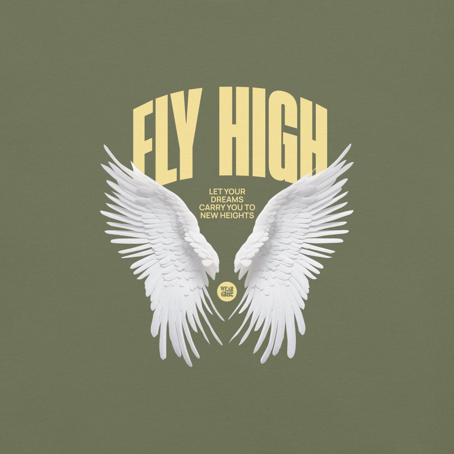 Fly High Graphic T-Shirt – Dream Without Limits - Wear Grit