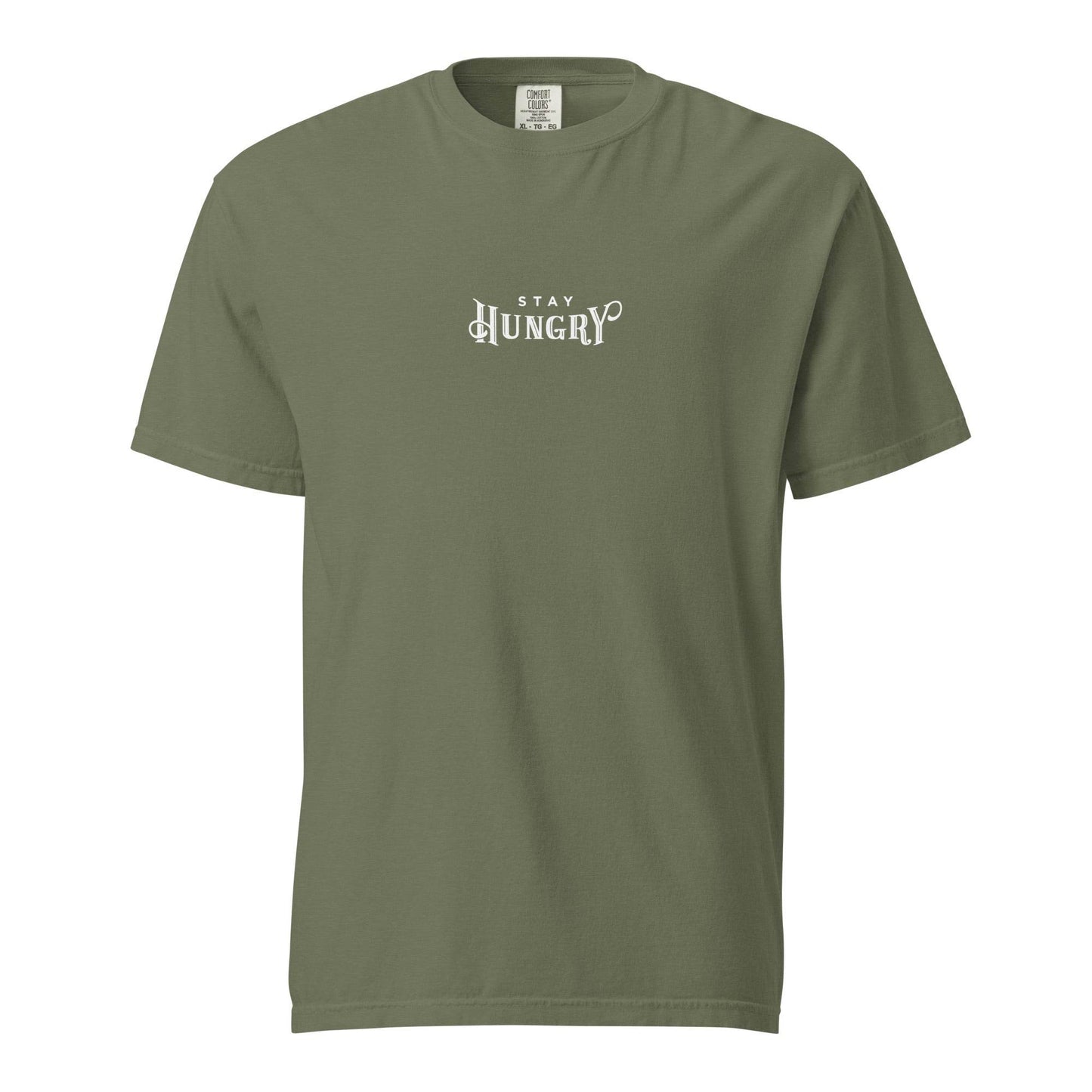 Stay Hungry - Unisex Soft Thick T-Shirt, Affirmation, Motivational apparel, true grit shirt, mindset, tshirt, wear grit clothing brand