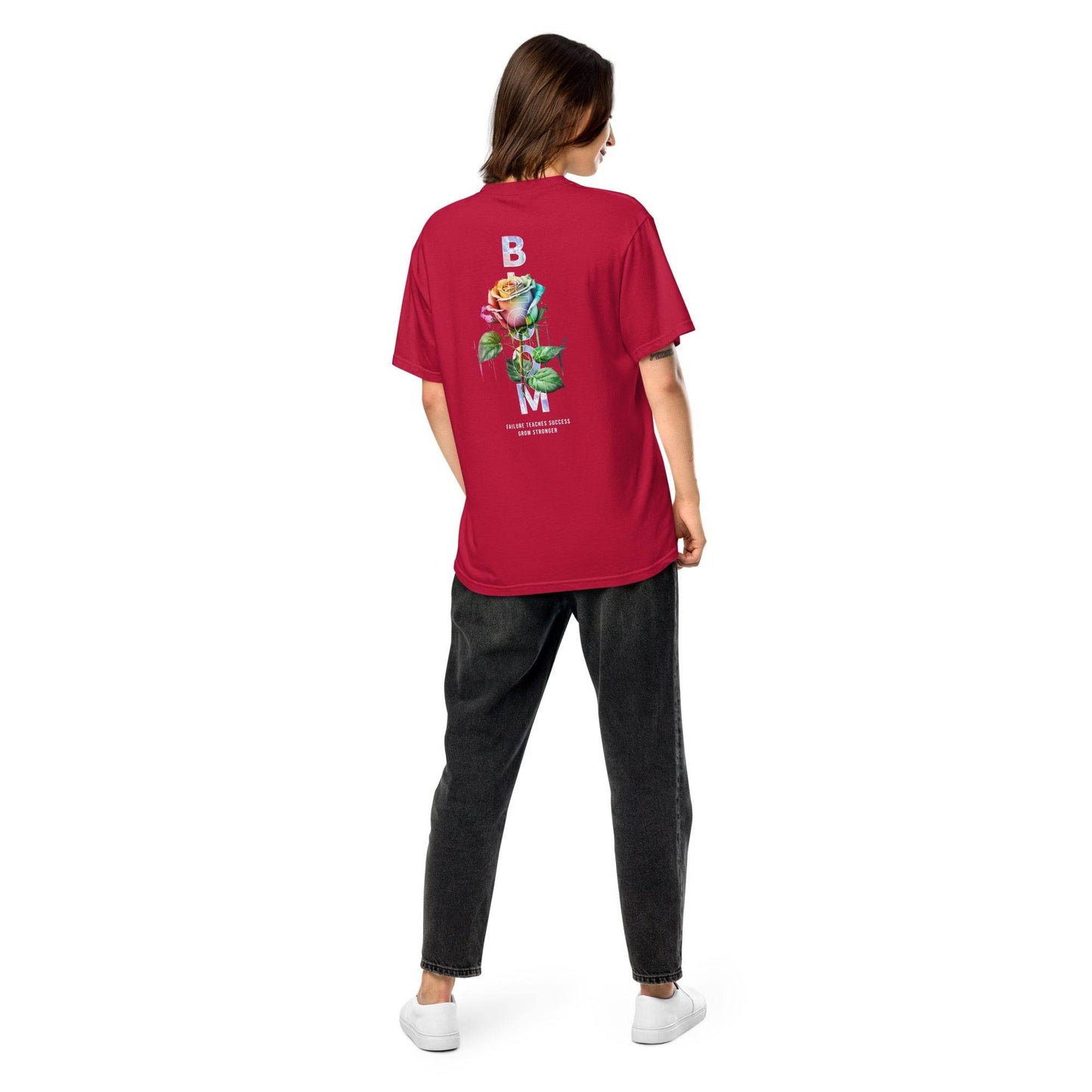 Bloom - Grow Stronger: Inspiring Comfort Tee - Wear Grit