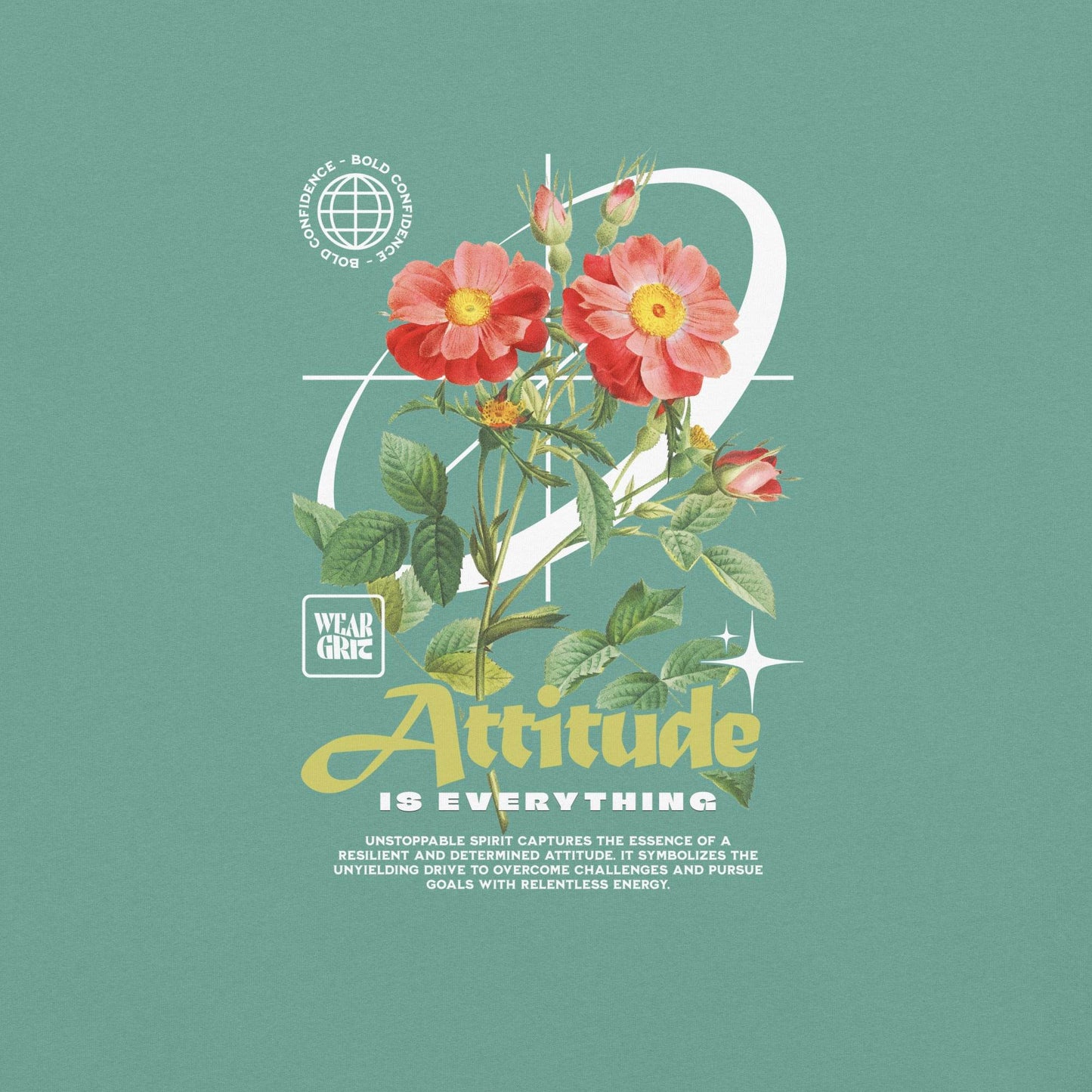 Attitude is Everything - Soft Thick Graphic T-Shirt - Wear Grit
