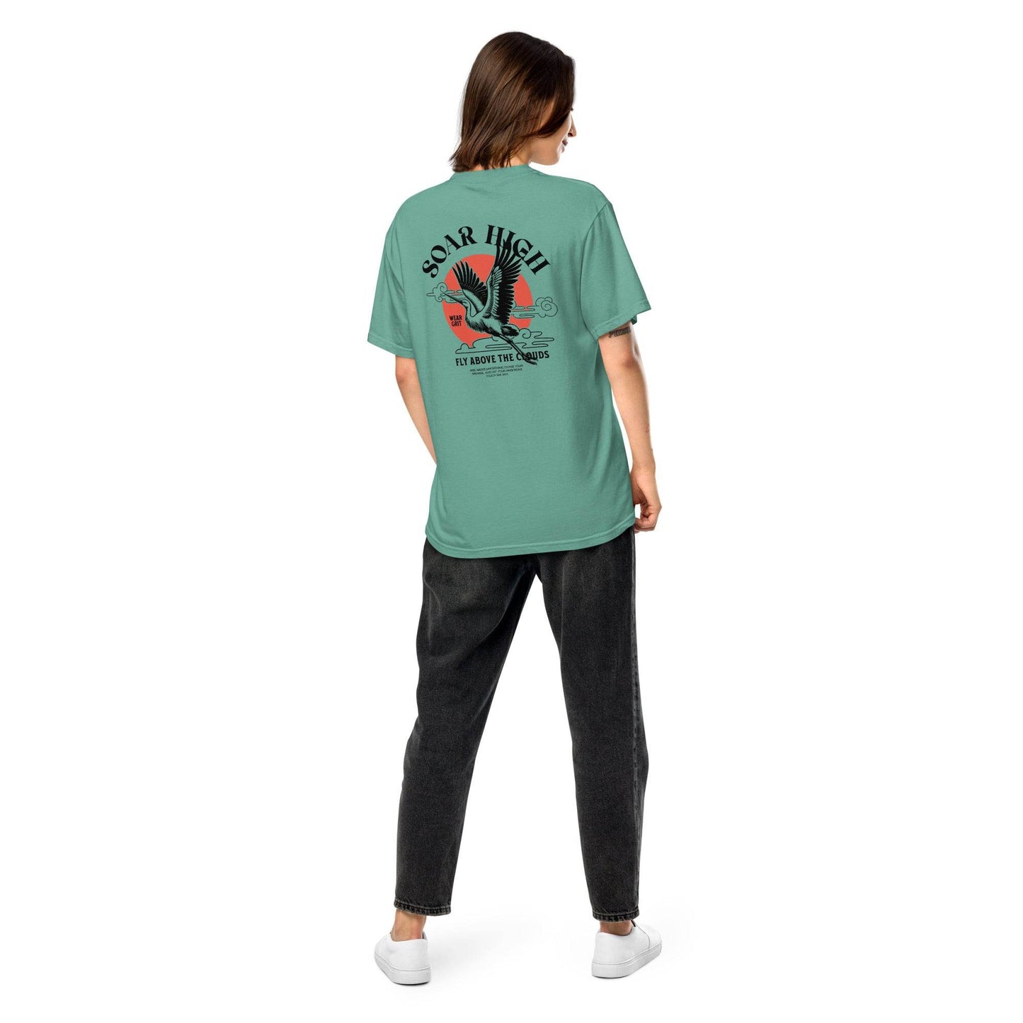 Soar High Above the Clouds - Soft Thick Graphic Tee - Wear Grit