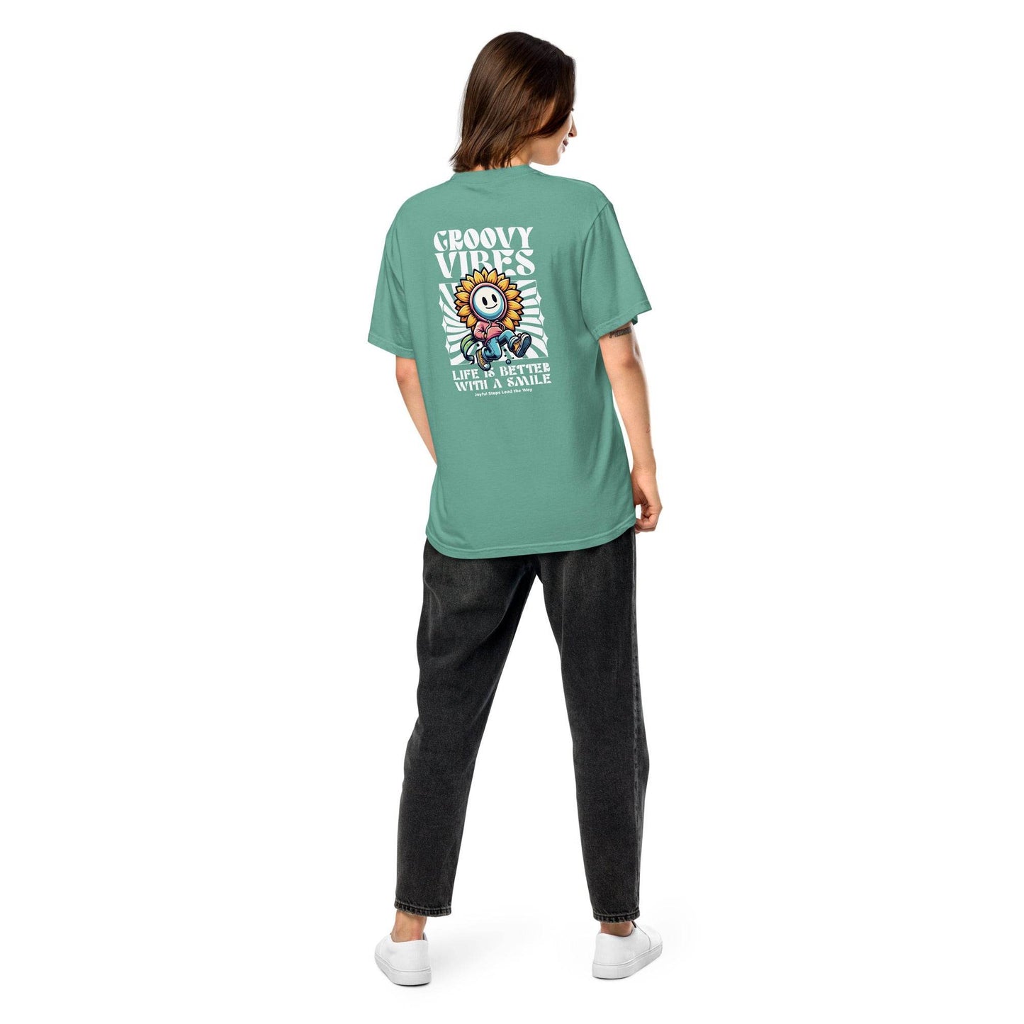 Groovy Vibes Graphic Tee – Life is Better with a Smile - Wear Grit