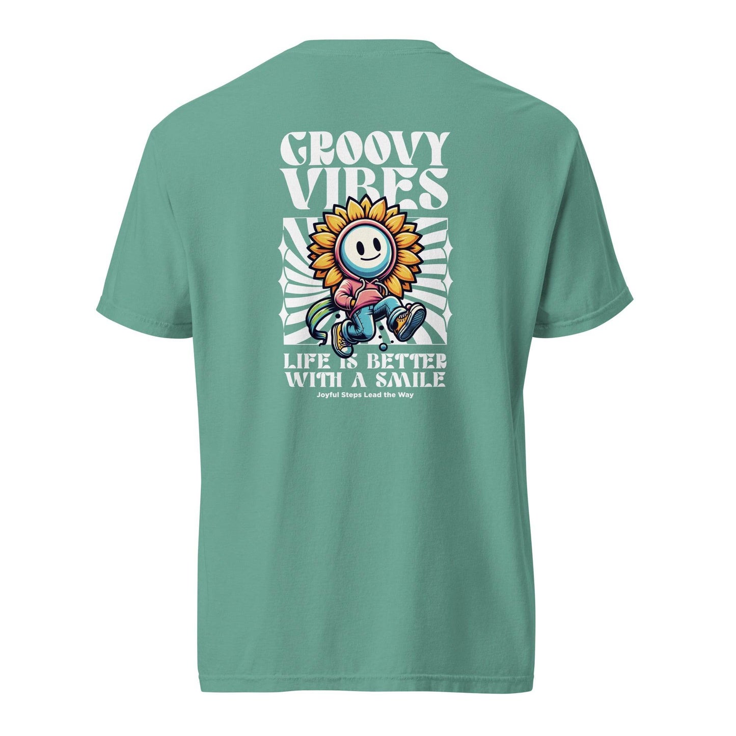 Groovy Vibes Graphic Tee – Life is Better with a Smile - Wear Grit