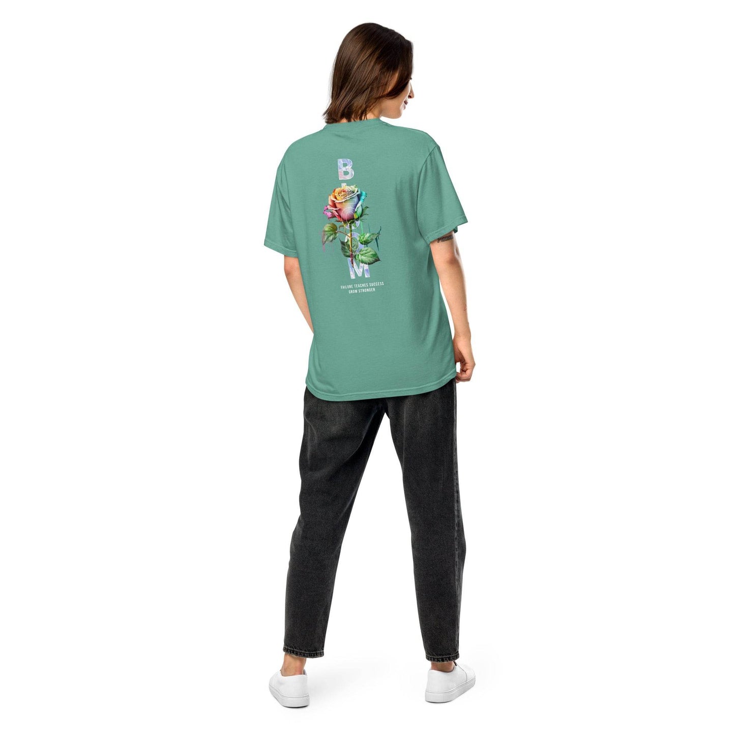 Bloom - Grow Stronger: Inspiring Comfort Tee - Wear Grit