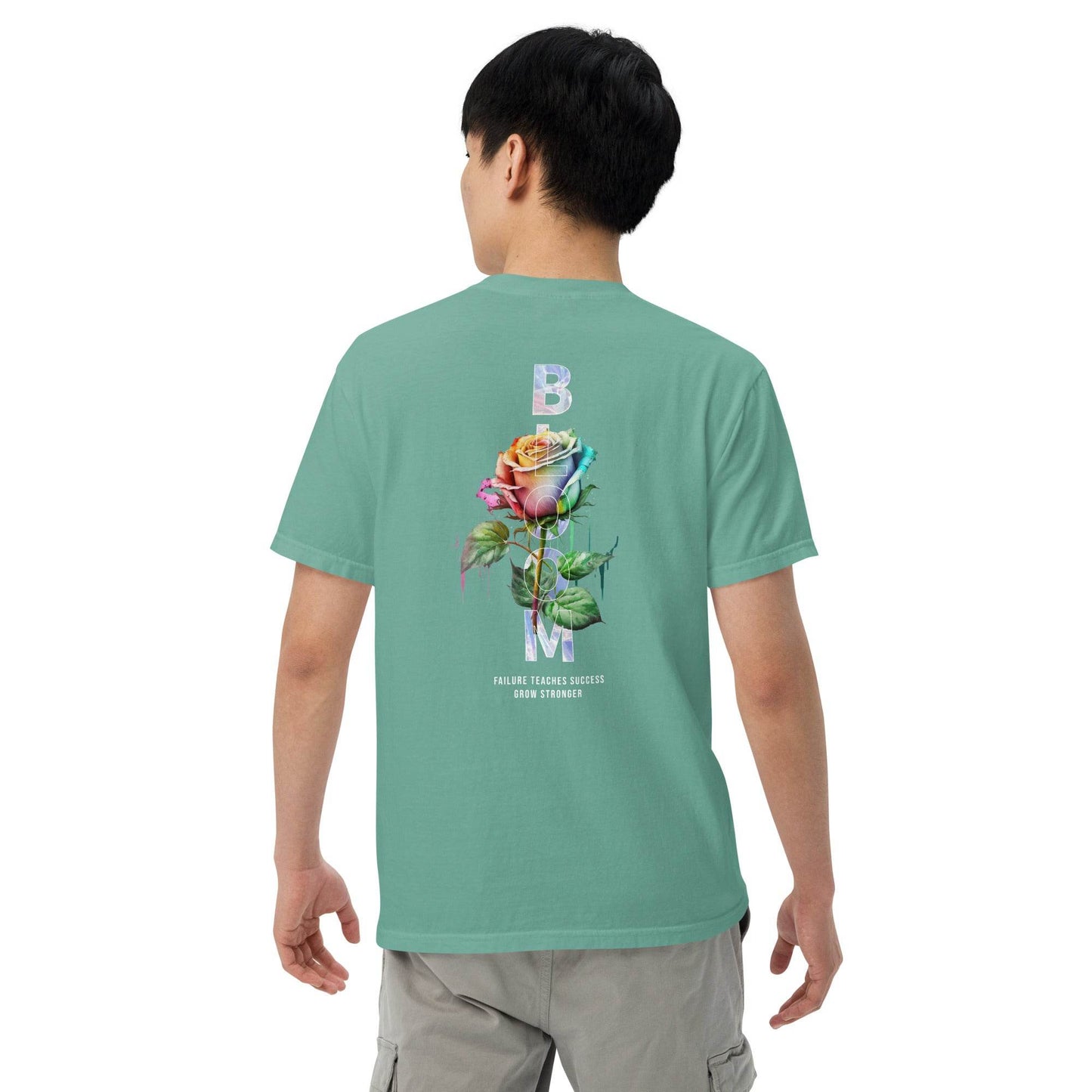 Bloom - Grow Stronger: Inspiring Comfort Tee - Wear Grit