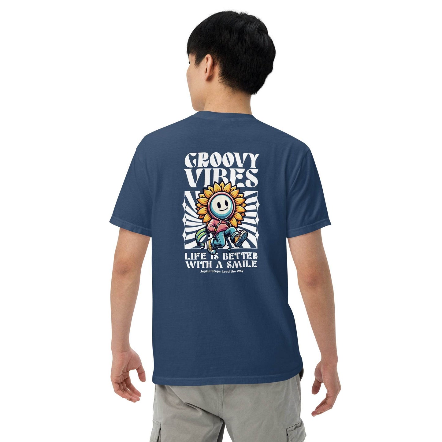 Groovy Vibes Graphic Tee – Life is Better with a Smile - Wear Grit