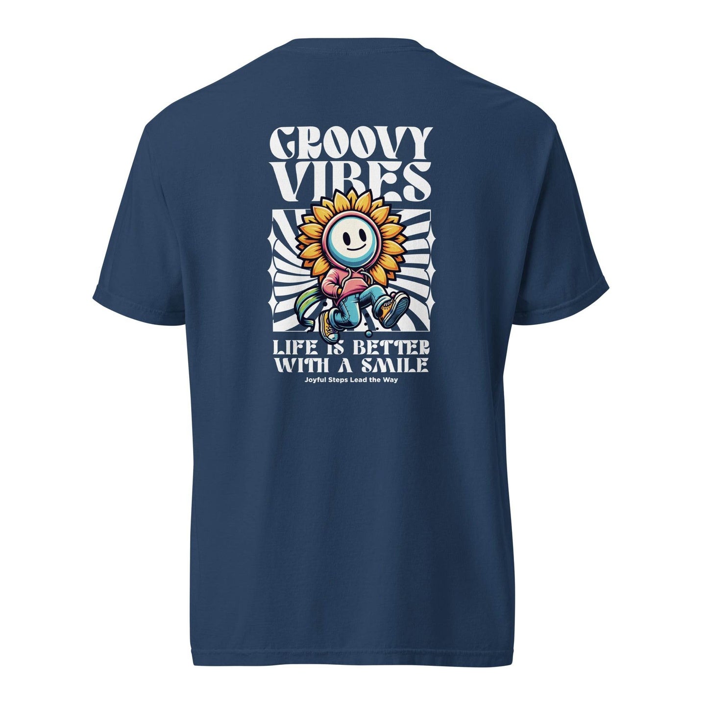Groovy Vibes Graphic Tee – Life is Better with a Smile - Wear Grit