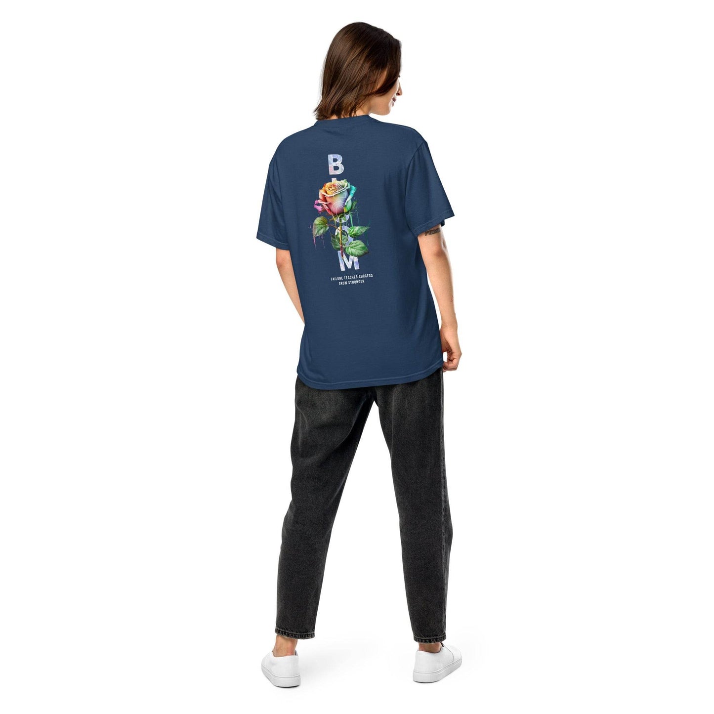 Bloom - Grow Stronger: Inspiring Comfort Tee - Wear Grit