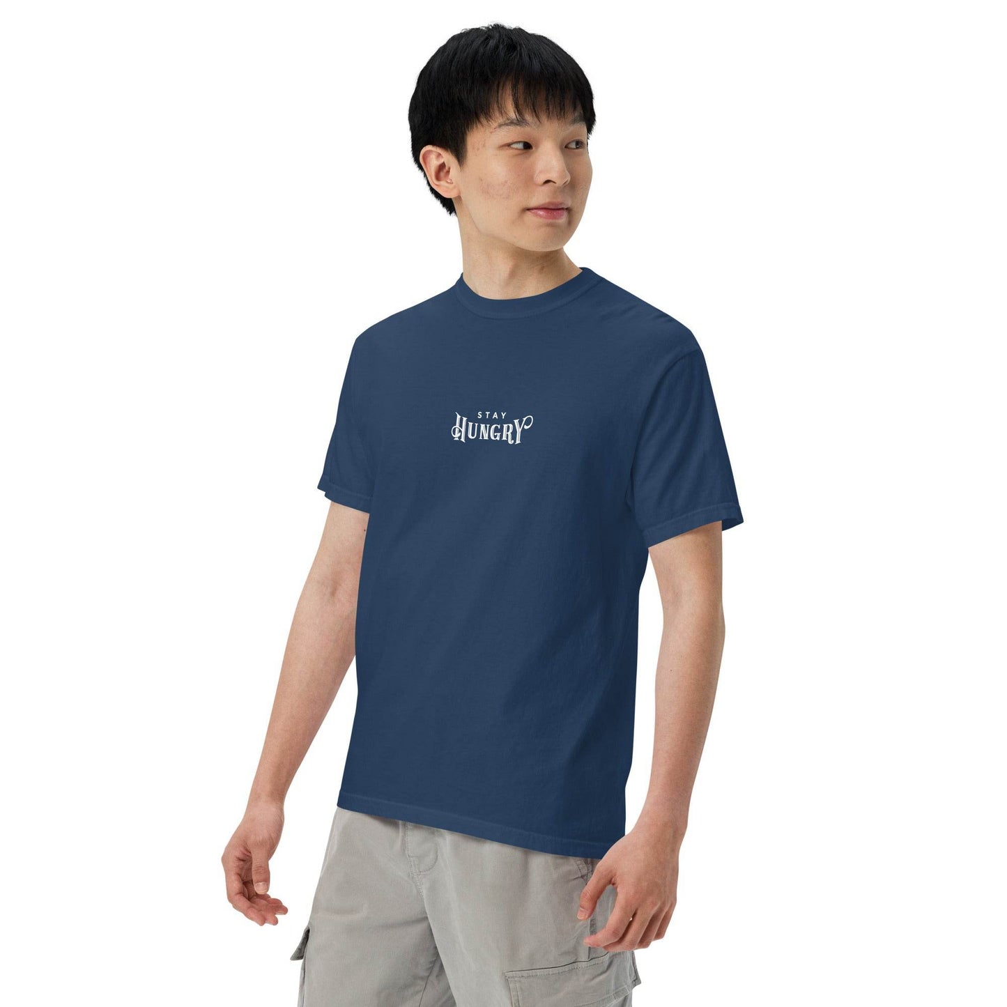 Stay Hungry - Unisex Soft Thick T-Shirt, Affirmation, Motivational apparel, grit shirt, mindset, tshirt, wear grit clothing brand