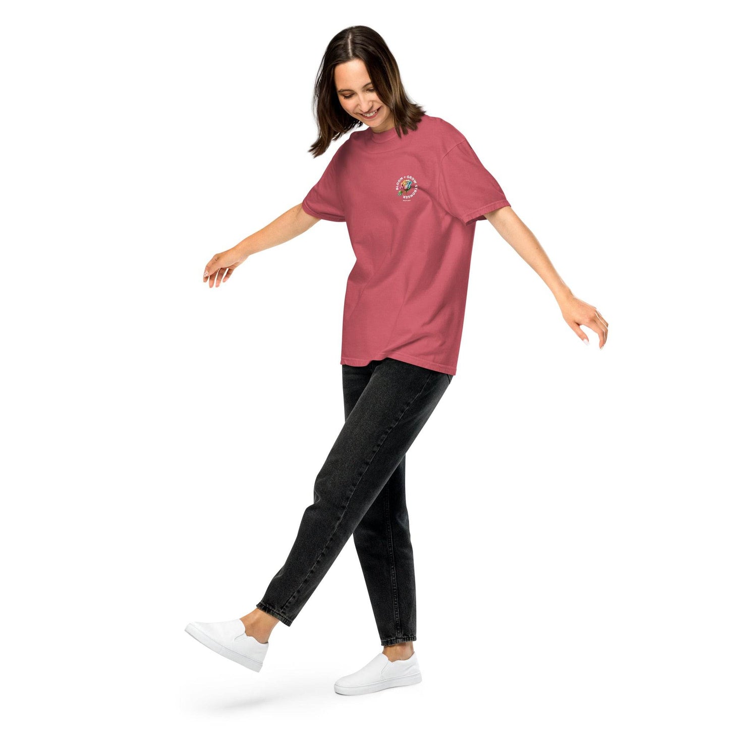 Bloom - Grow Stronger: Inspiring Comfort Tee - Wear Grit