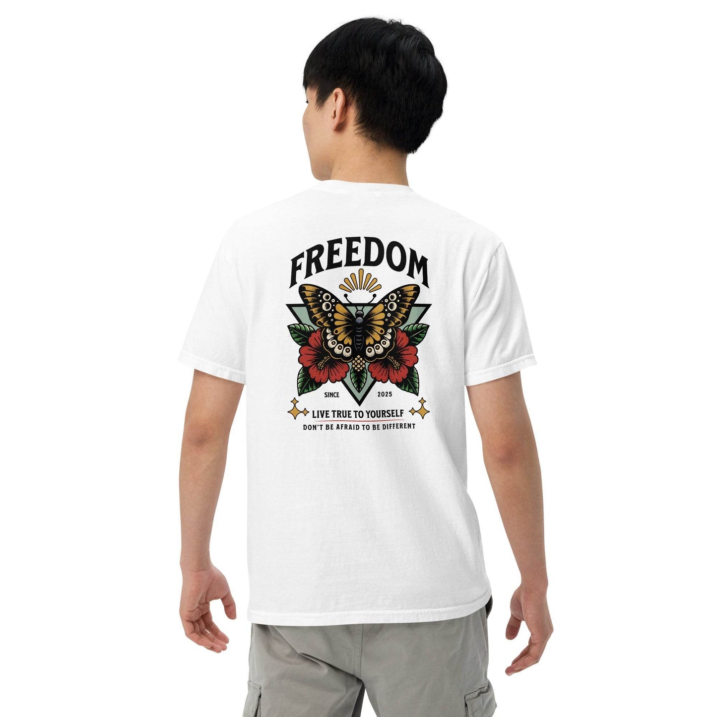 Freedom: Live True to Yourself - Trendy Graphic T-shirt - Wear Grit
