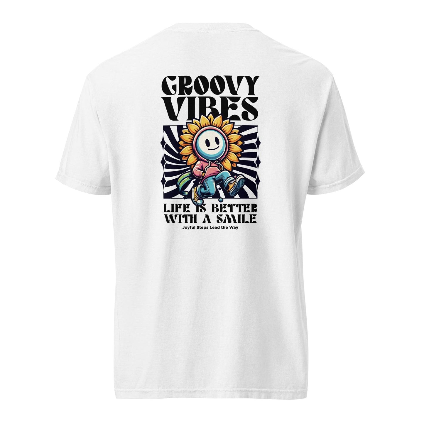 Groovy Vibes Graphic Tee – Life is Better with a Smile - Wear Grit