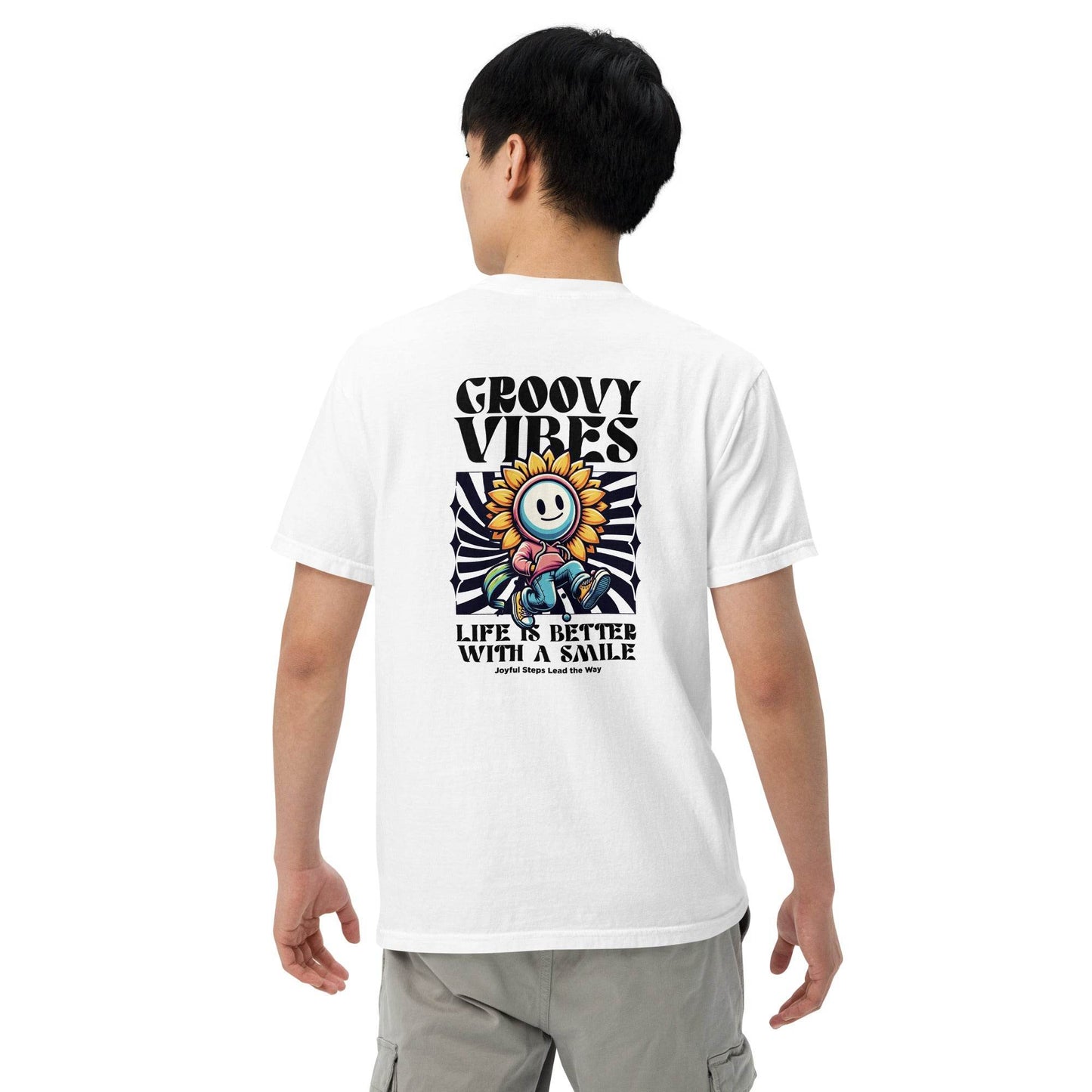 Groovy Vibes Graphic Tee – Life is Better with a Smile - Wear Grit